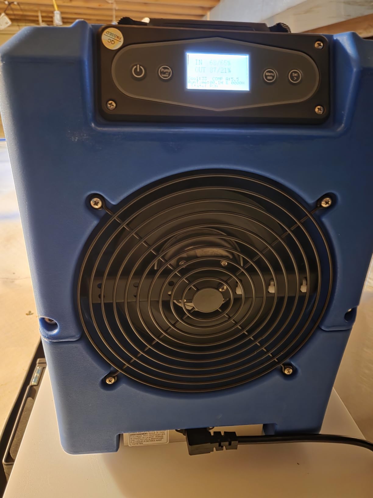 Mounto 150 Pints Compact Commercial Dehumidifier, LGR Technology, Built-in Pump, ETL Certified, Ideal for Large Spaces, Water Damage Restoration, Industrial Use (Green) customer photo 2