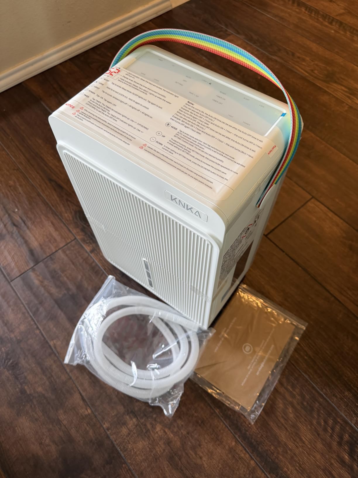 KNKA Energy Star 5500 Sq.Ft Dehumidifier for Basement, Max 80 Pint/Day | Dehumidifier with Drain Hose, Dehumidifiers for Home, Bedroom, Bathroom, Large Room, Smart Humidity Control, Sleep Mode customer photo 2