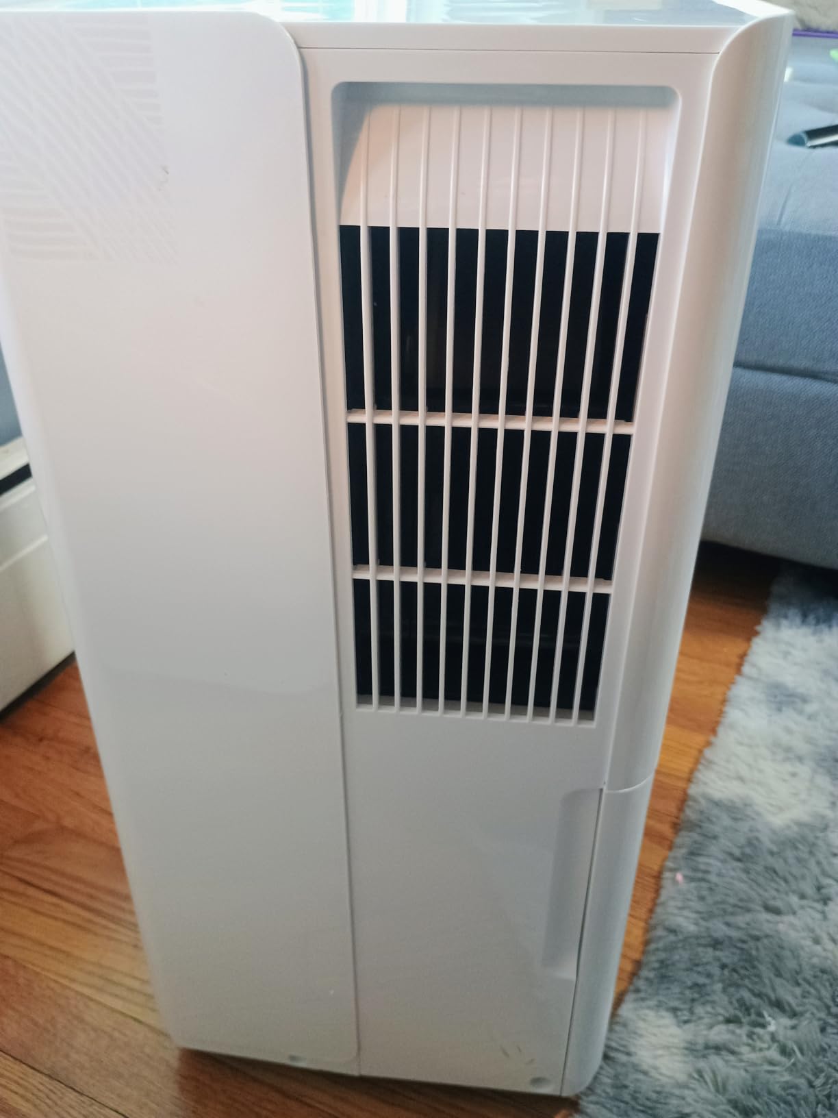 Amazon Basics 50-Pint Large Dehumidifier with Pump, New Energy Star Certified, Humidity Control, Auto-Defrost, Timer, Overflow Protection for Rooms up to 4000 SFT, White customer photo 2