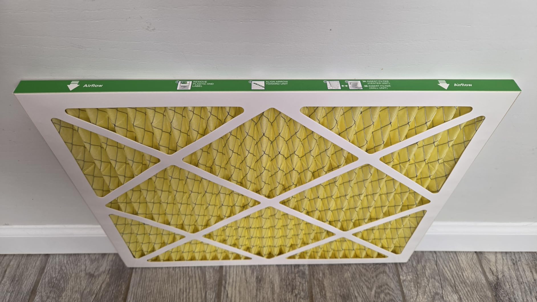 TRIGHTFILTERS 16x25x1 Air Filter 6 Pack, MERV 11 Dust & Pet Dander Defense | Electrostatic Pleated HVAC AC Furnace Filters Replacement for Home (Actual Size 15.67x24.69x0.79 in) customer photo 1