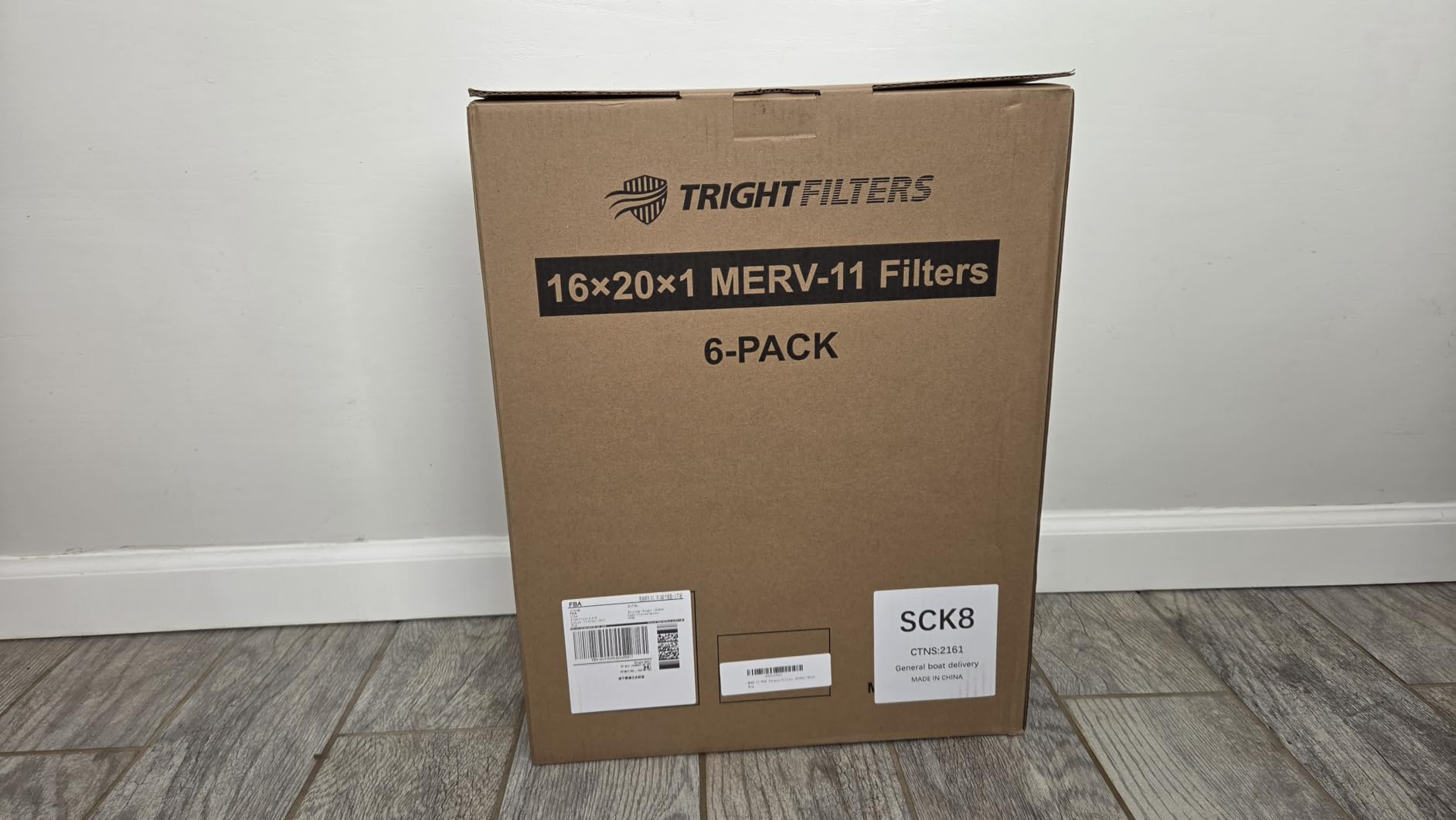 TRIGHTFILTERS 16x25x1 Air Filter 6 Pack, MERV 11 Dust & Pet Dander Defense | Electrostatic Pleated HVAC AC Furnace Filters Replacement for Home (Actual Size 15.67x24.69x0.79 in) customer photo 2