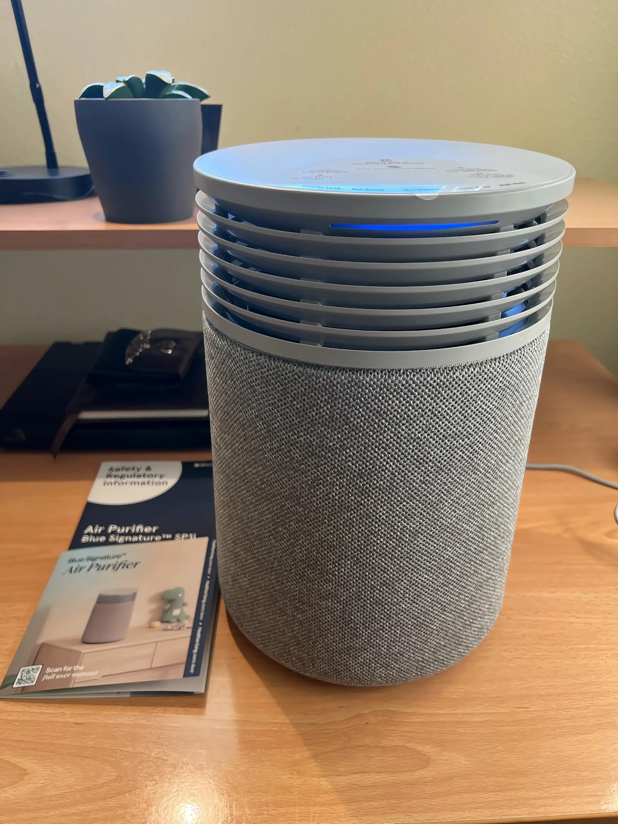Blue Signature Small Smart Air Purifier for Bedroom, Home & Office, HEPASilent Air Cleaner for Pets, Allergies, Dust & Smoke, Cleans 1,190 Sq Ft Per Hour, Quiet HEPA Air Purifier, App Control customer photo 2