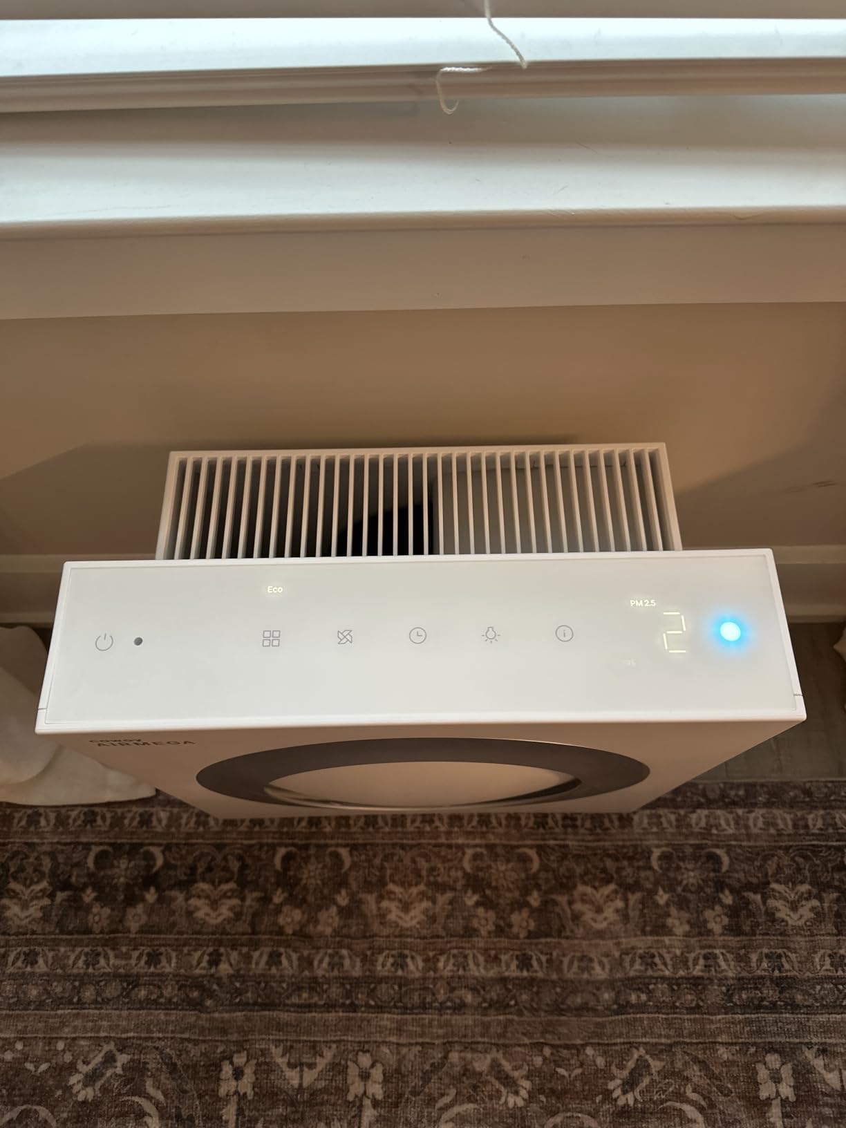 COWAY Airmega Mighty2 Air Purifier, Next Gen of AP-1512HH, for Large Room & Home Cleans up to 1,800 ft², IEST certified HEPA and Active Carbon for Allergies, Smoke, Dust, Pets & Mold, AP-1512N(BG) customer photo 2