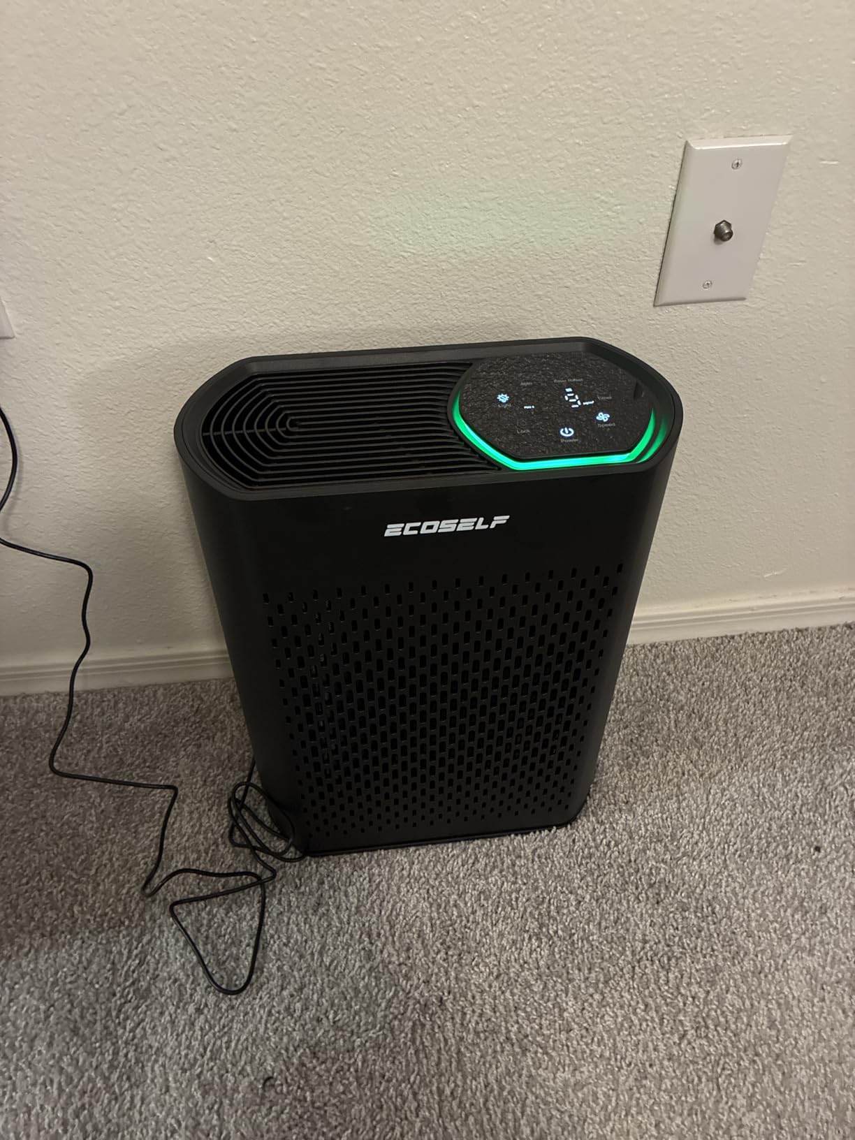 Air Purifier for Large Room, Cleans 2,400 ft² in 30 Mins, 3-Stage True HEPA, 360° Airflow, Large Touch Display Control, Real-Time Air Quality (PM2.5) Display, Ultra-Quiet 20dB Sleep Mode, HAP602 White customer photo 2