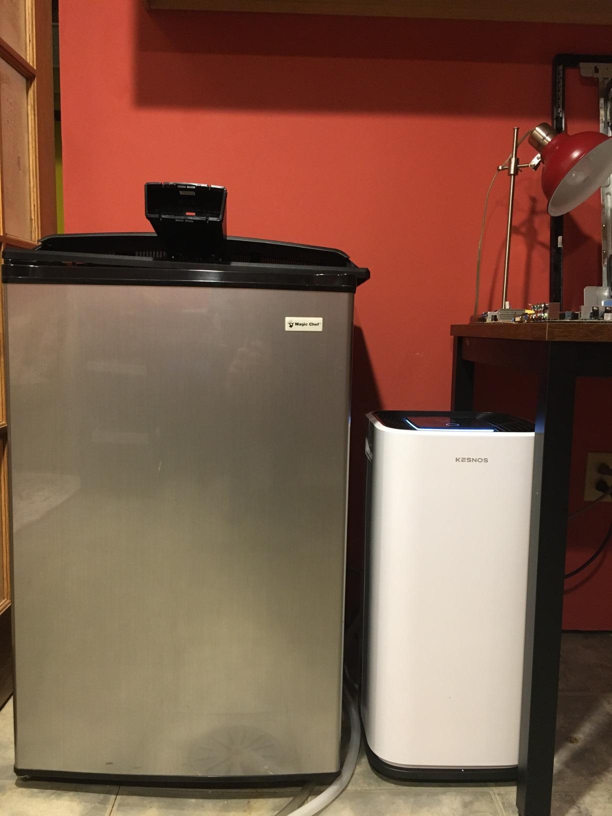 Kesnos 150 Pint Dehumidifier for Basement with Drain Hose, 7,500 Sq. Ft. customer photo 2