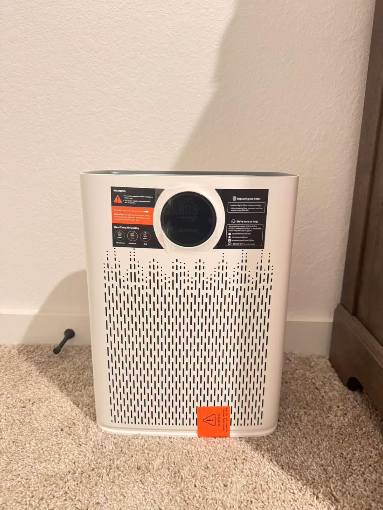 Air Purifiers for Home Large Room, Cover Up to 2400 Ft² with True HEPA Filter, Smart Mode, PM2.5 Air Quality Display, 22dB Sleep Mode, Aromatherapy with 2X-Purification & 360°Air Outlet, HAP603 customer photo 1