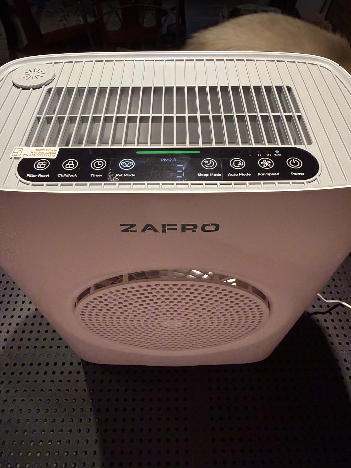 ZAFRO Air Purifiers for Home Large Room up to 3000 Ft² | Dual Washable Pre-Filter & Air Intake HEPA Air Cleaner, Auto/Pet/Sleep Mode for Dust Pollen Smoke Pet Odor, AQI Display, Aroma customer photo 2