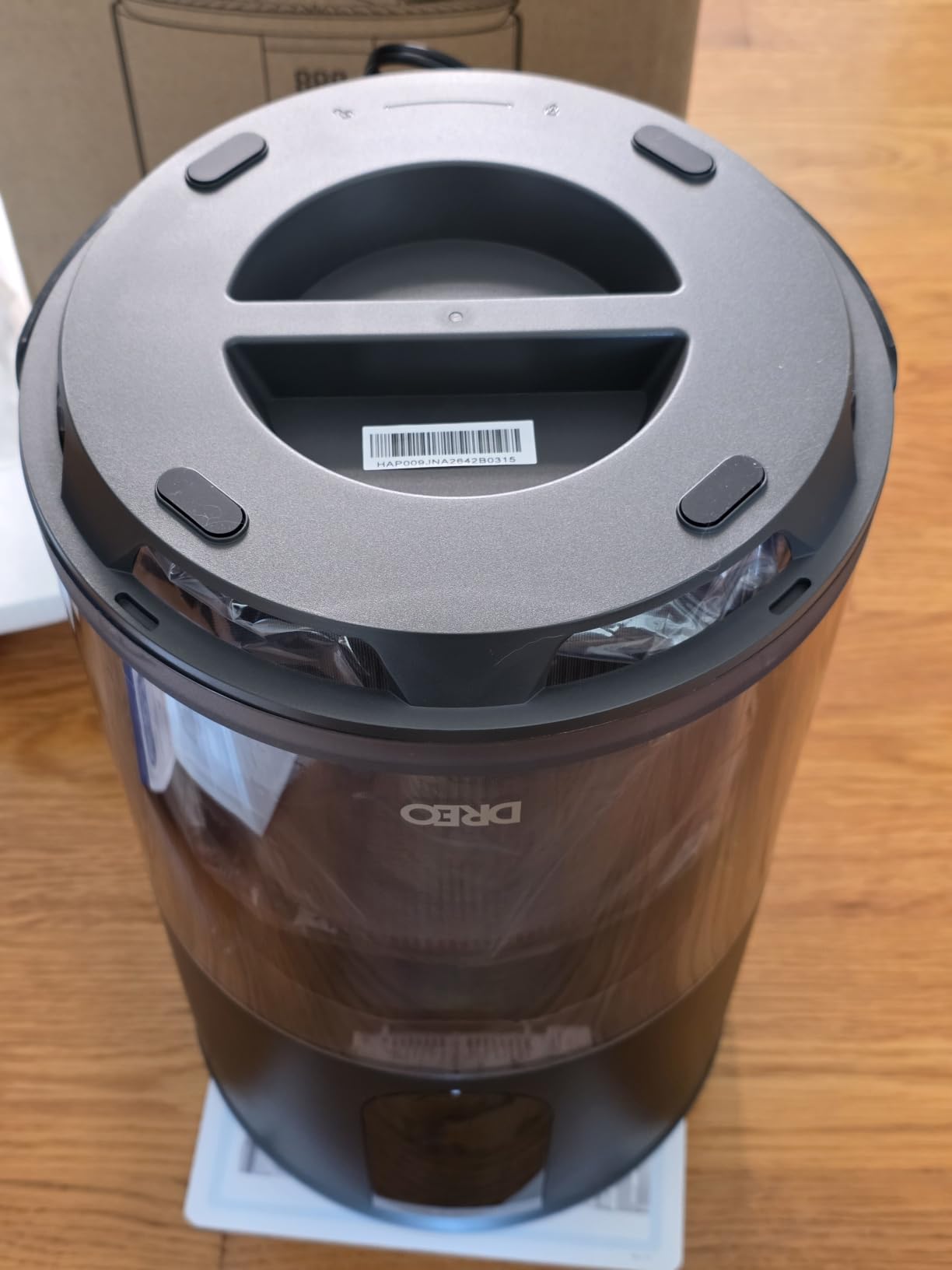 DREO 539S Smart HEPA Air Purifier for Home, Up to 1176 ft², Air Cleaner for Large Rooms & Bedrooms, Wi-Fi/Voice/Alexa, PM2.5 Monitor customer photo 2
