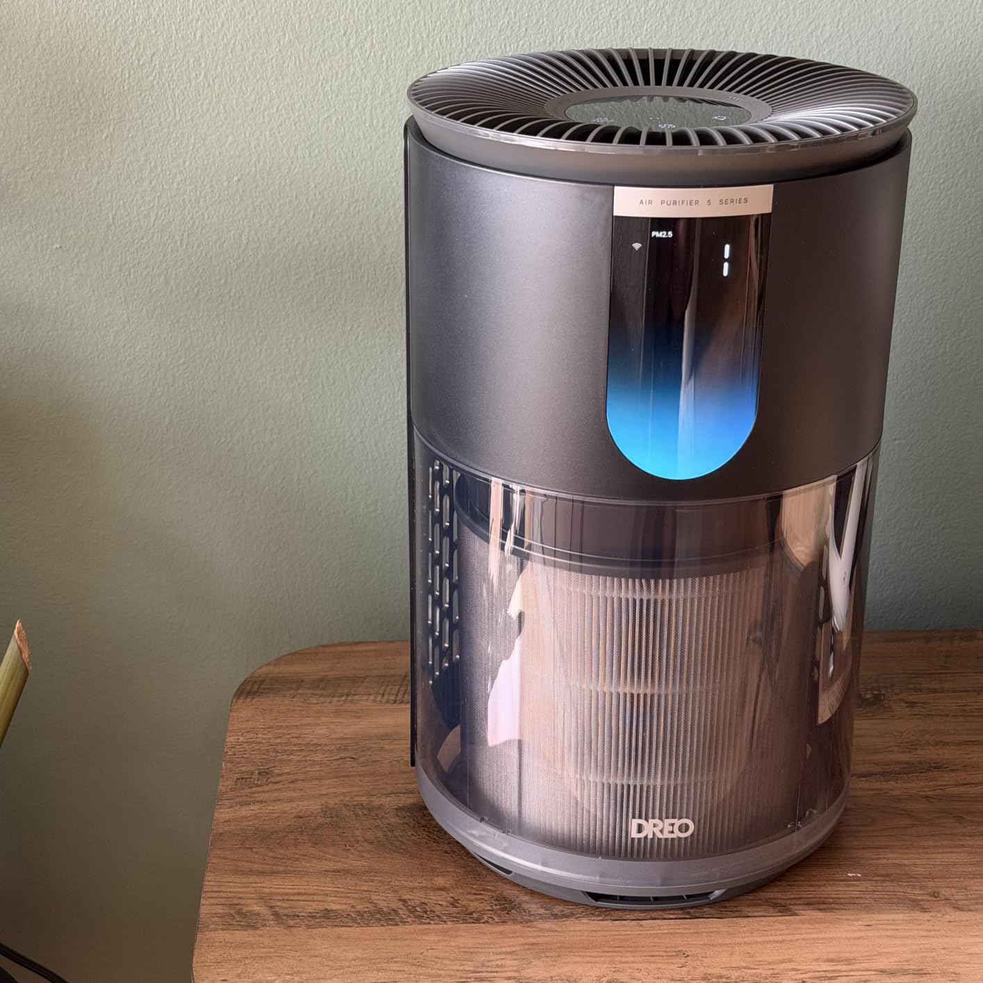 DREO Air Purifier for Home, Up to 1176 ft², HEPA Air Cleaner for Large Rooms & Bedrooms, Pets, Smoke, Dust, Pollen & Odors, PM2.5 Monitor, Auto, Turbo & Quiet Sleep Mode, 4 Speeds, DR-HAP009(Dreo 539) customer photo 1