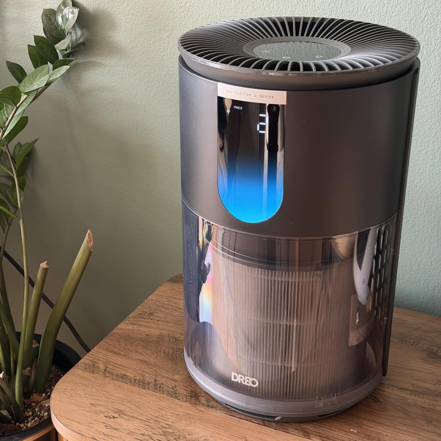 DREO Air Purifier for Home, Up to 1176 ft², HEPA Air Cleaner for Large Rooms & Bedrooms, Pets, Smoke, Dust, Pollen & Odors, PM2.5 Monitor, Auto, Turbo & Quiet Sleep Mode, 4 Speeds, DR-HAP009(Dreo 539) customer photo 2