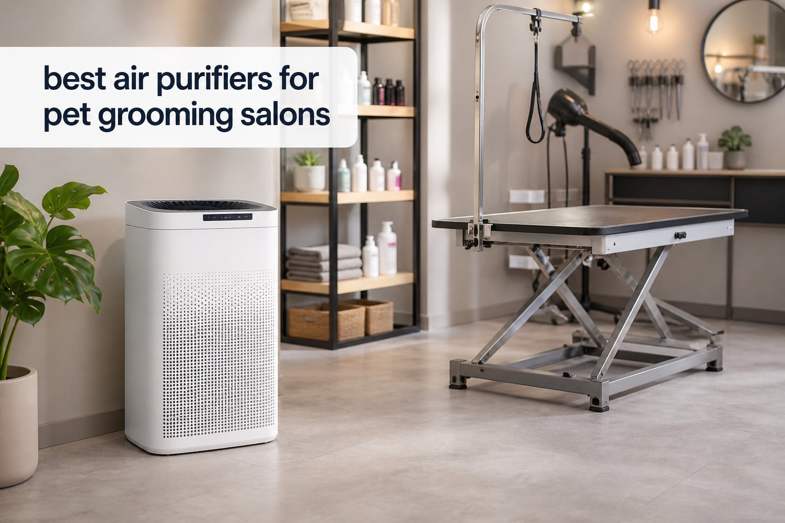 best air purifiers for pet grooming salons