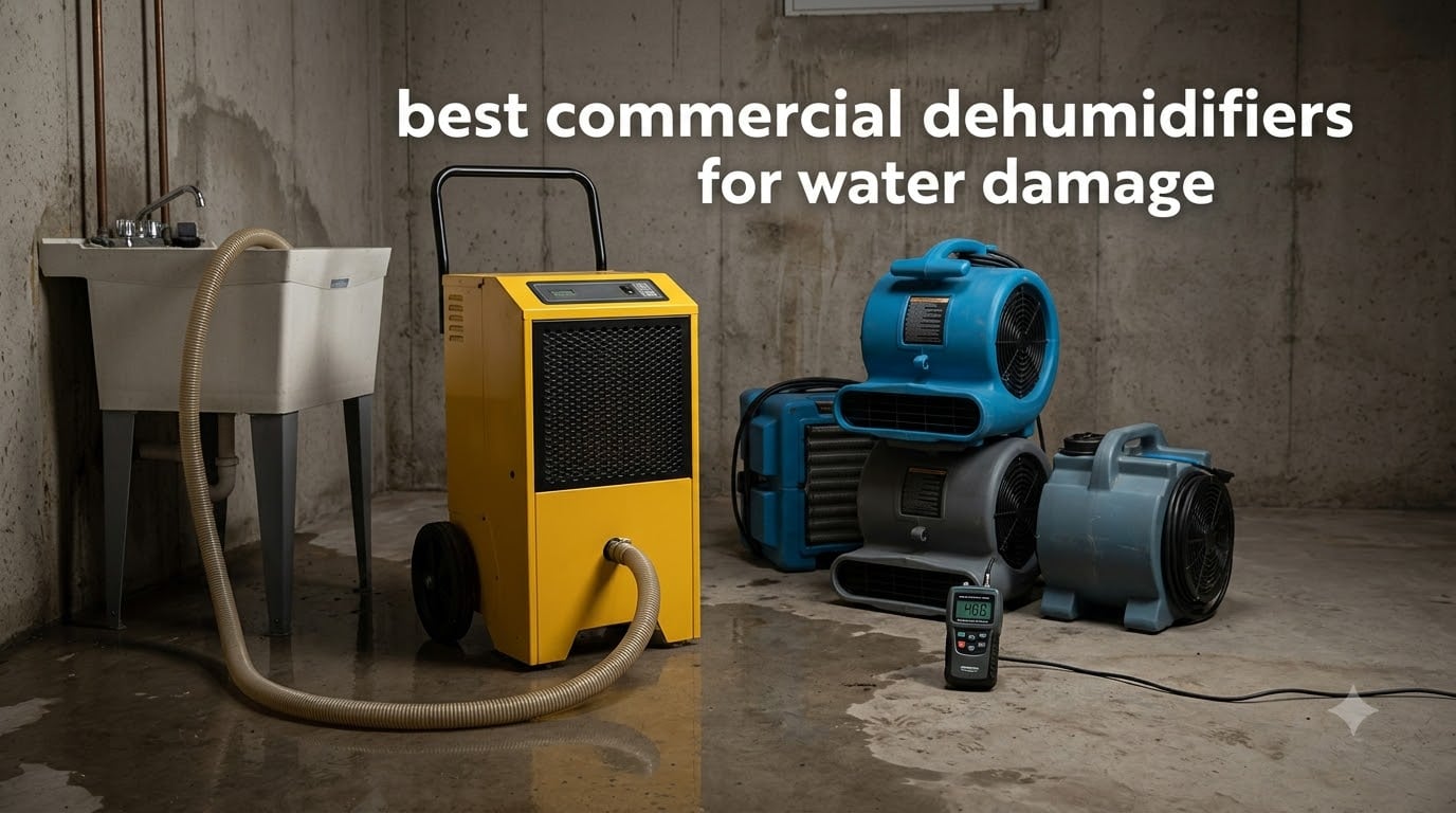 best commercial dehumidifiers for water damage