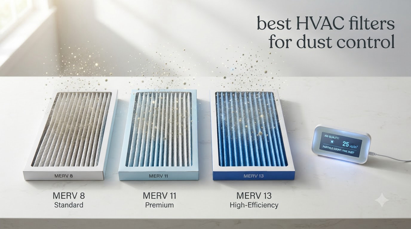 best HVAC filters for dust control