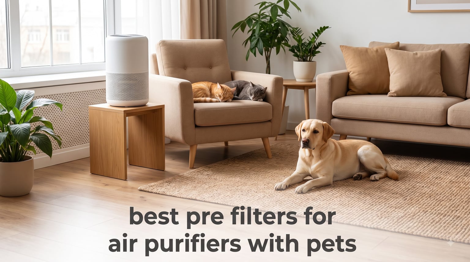 best pre filters for air purifiers with pets