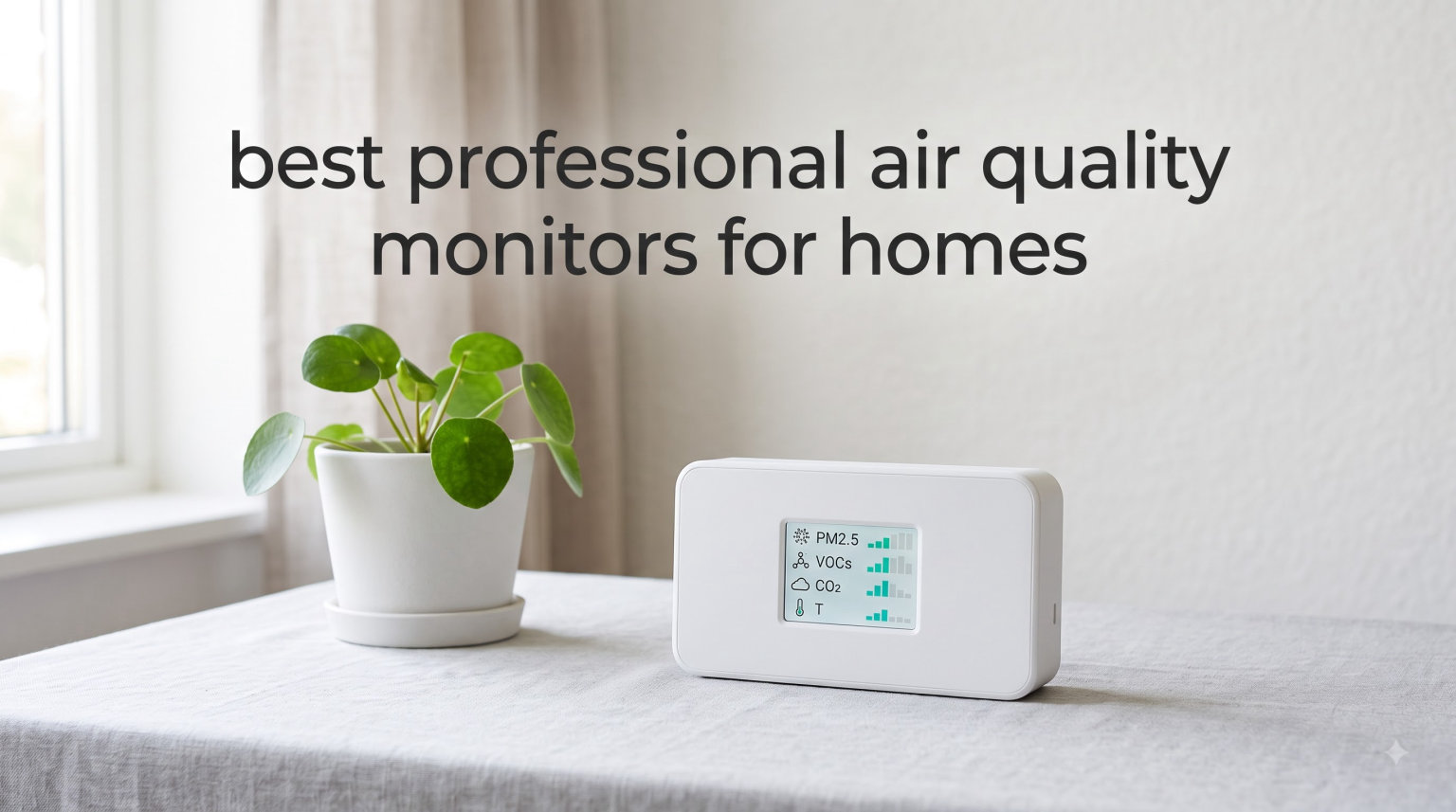 best professional air quality monitors for homes