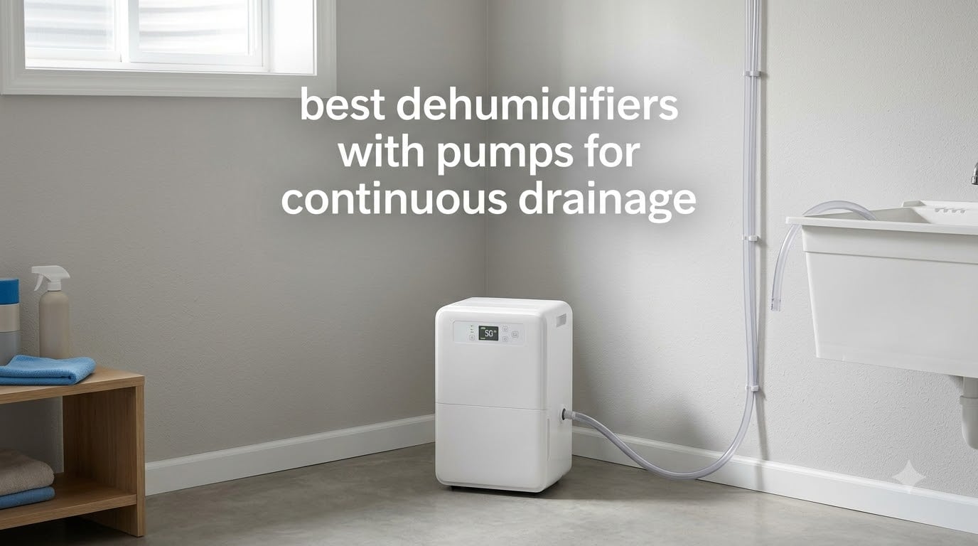 best dehumidifiers with pumps for continuous drainage