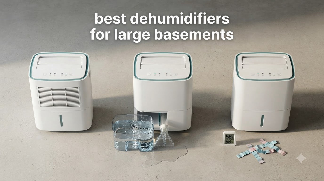best dehumidifiers for large basements