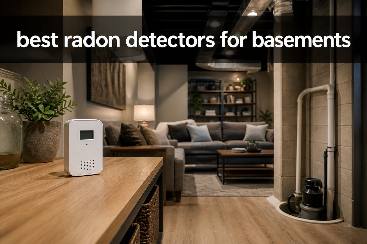 best radon detectors for basements