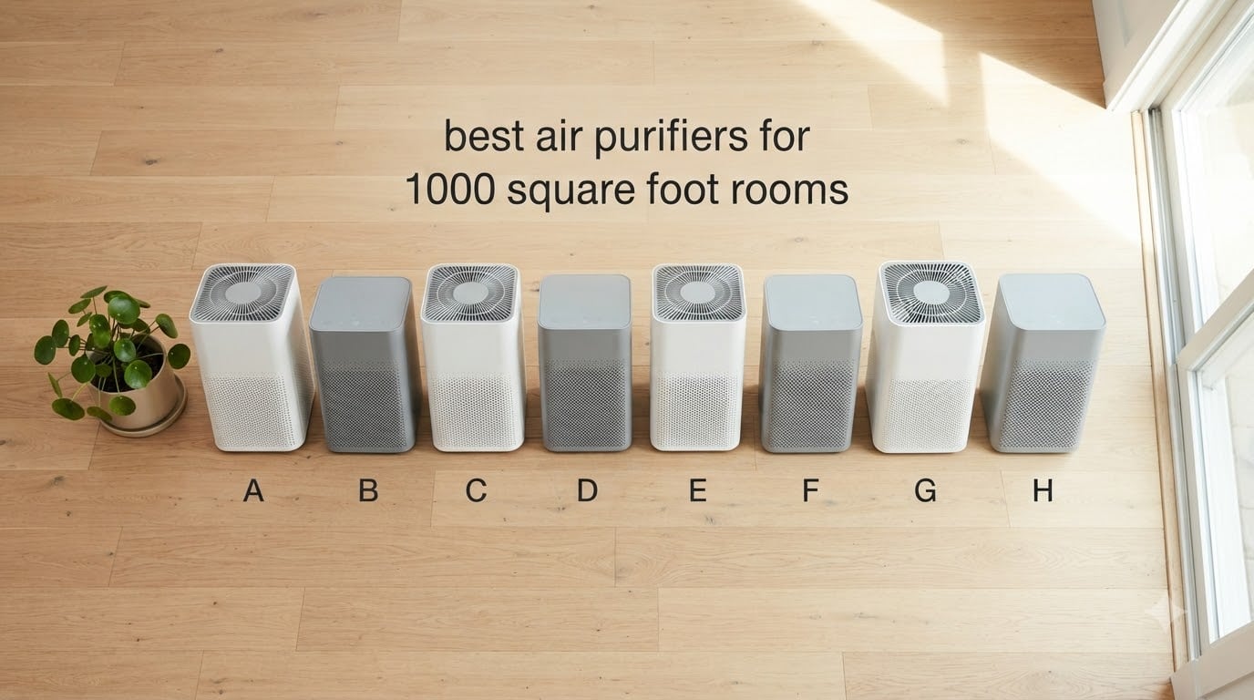 best air purifiers for 1000 square foot rooms