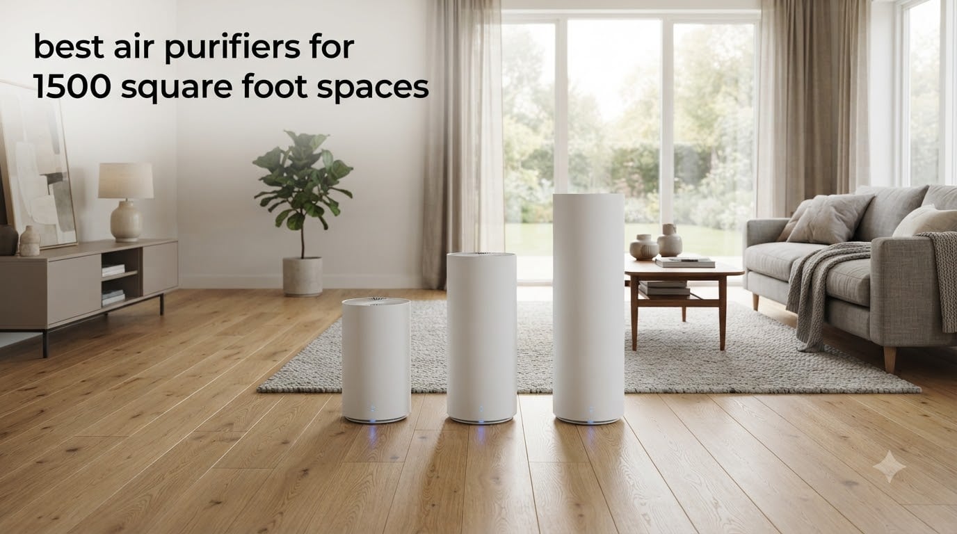 best air purifiers for 1500 square foot spaces