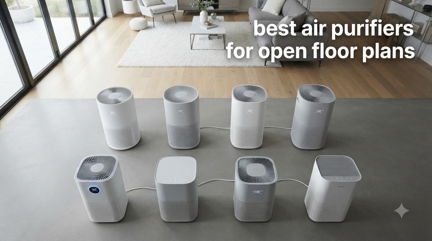 best air purifiers for open floor plans