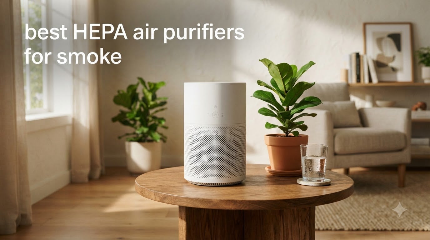 best HEPA air purifiers for smoke