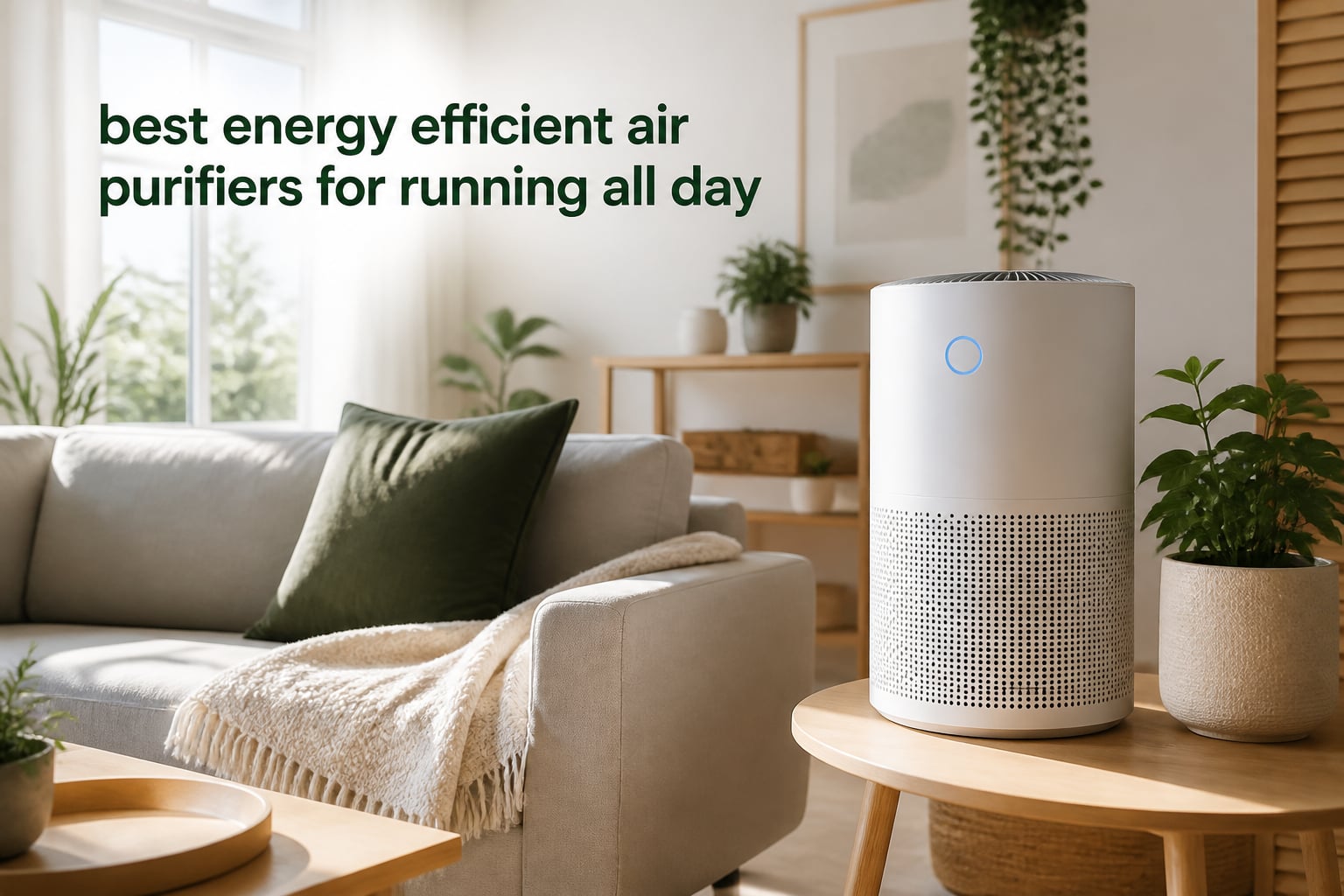 best energy efficient air purifiers for running all day