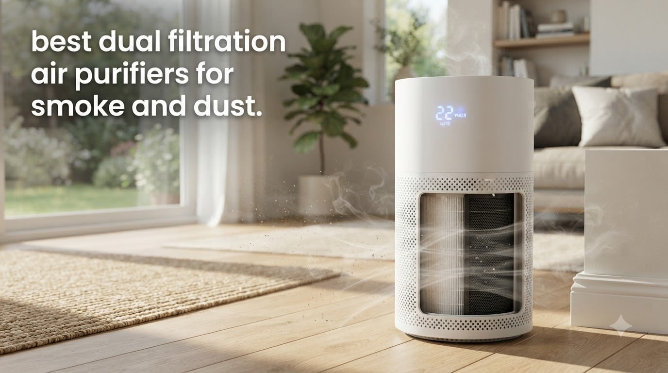 best dual filtration air purifiers for smoke and dust