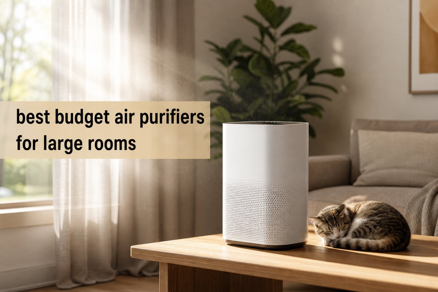 best budget air purifiers for large rooms