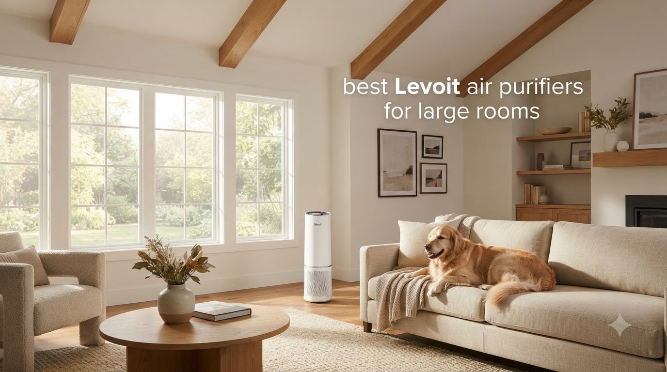 best Levoit air purifiers for large rooms