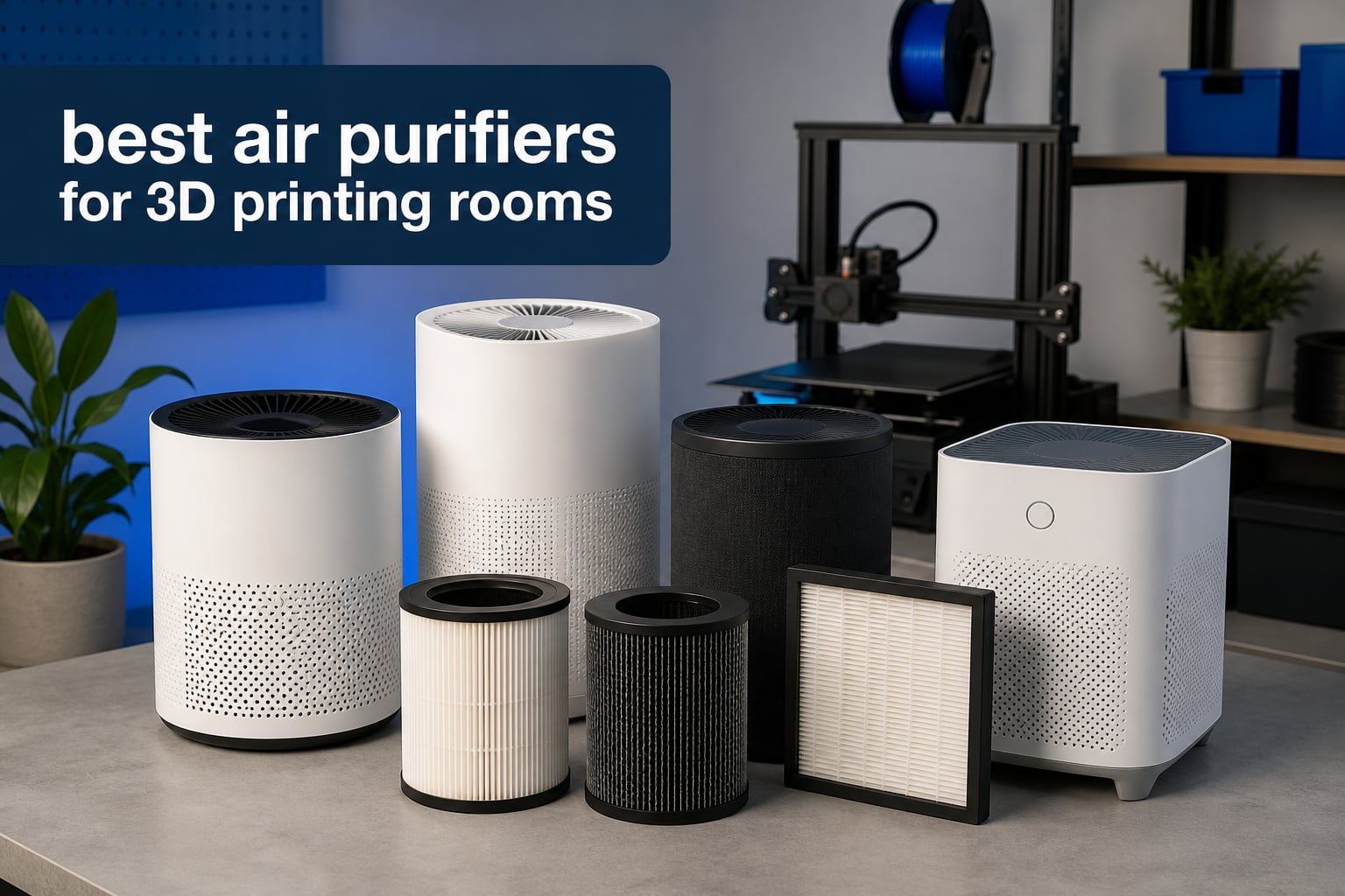 best air purifiers for 3D printing rooms