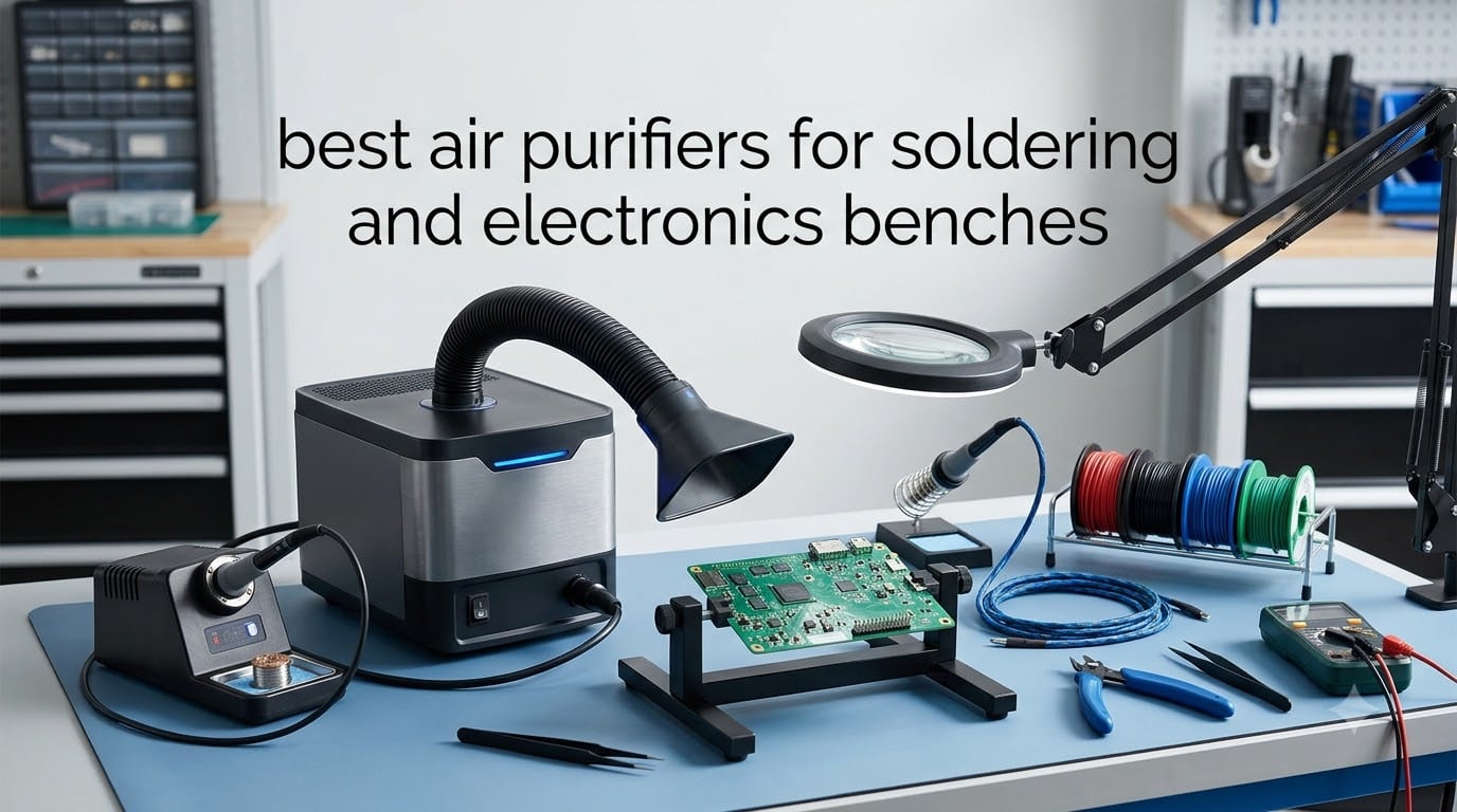 best air purifiers for soldering and electronics benches