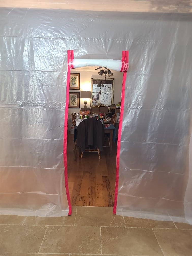 ZipWall Heavy-Duty Zipper for Dust Barriers, 2-Pack, HDAZ2, 2 Pack, Red customer photo 2