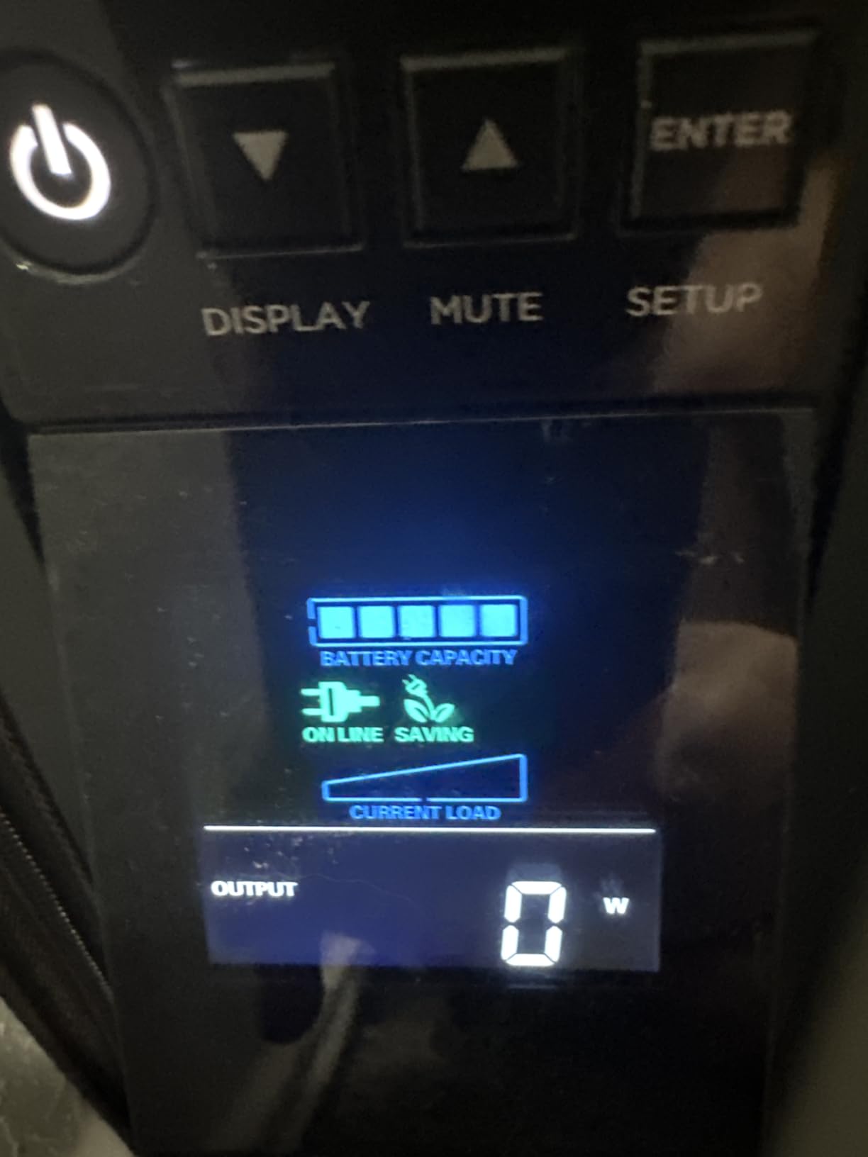 CyberPower CP1500PFCLCD PFC Sinewave UPS Battery Backup and Surge Protector, 1500VA/1000W, 12 Outlets, AVR, Mini Tower, UL Certified customer photo 1