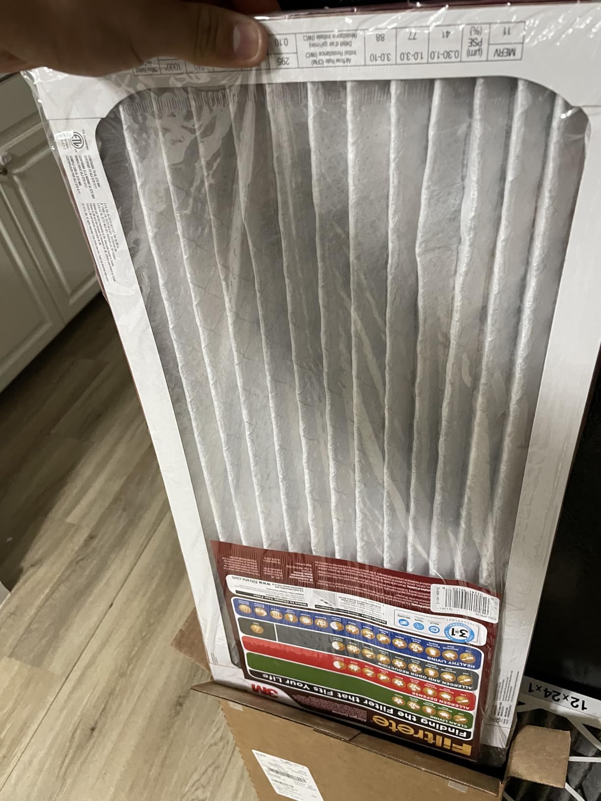Filtrete 14x20x1 Air Filter, MERV 11, MPR 1000, Allergens & Pet Dander, 3-Month AC and Furnace Filters, Cleaner Air, Reliable Airflow, 2 HVAC Filters (Actual Size 13.68 x 19.68 x 0.81 in) customer photo 2