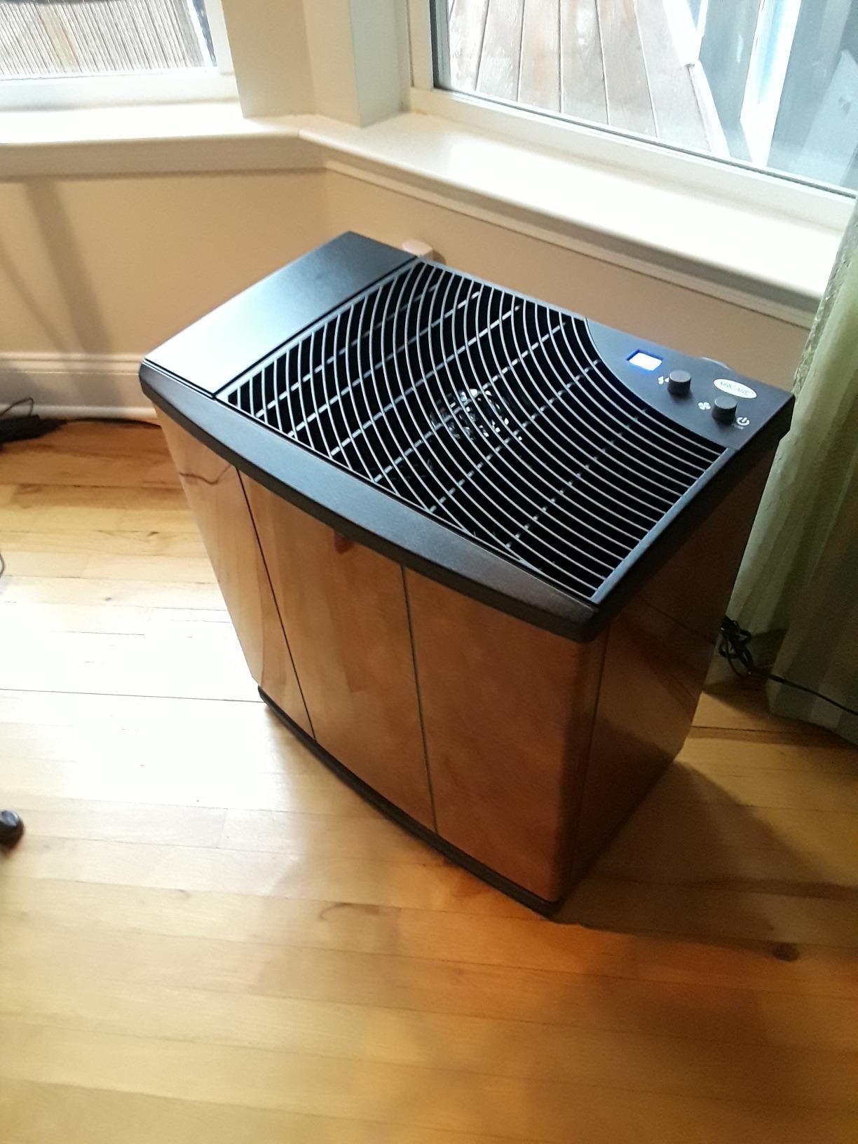 AIRCARE Digital Whole-House Console-Style Evaporative Humidifier (Light Oak) customer photo 2