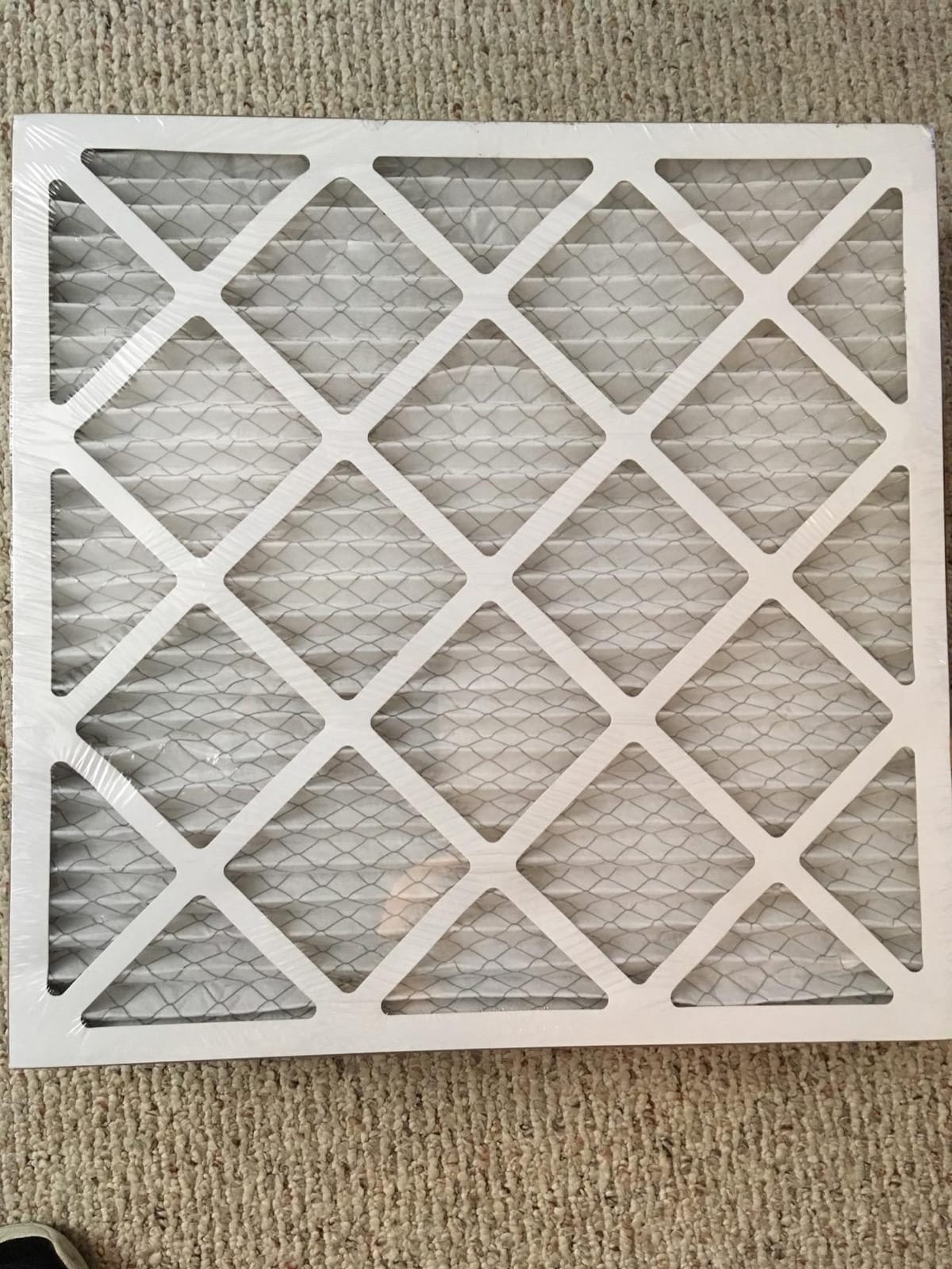 Filterbuy 20x20x1 Air Filter MERV 13 Optimal Smoke & Allergy Defense (6-Pack), Electrostatic Pleated HVAC AC Furnace Filters Replacement, Made in USA (Actual Size: 19.50 x 19.50 x 0.75) customer photo 1