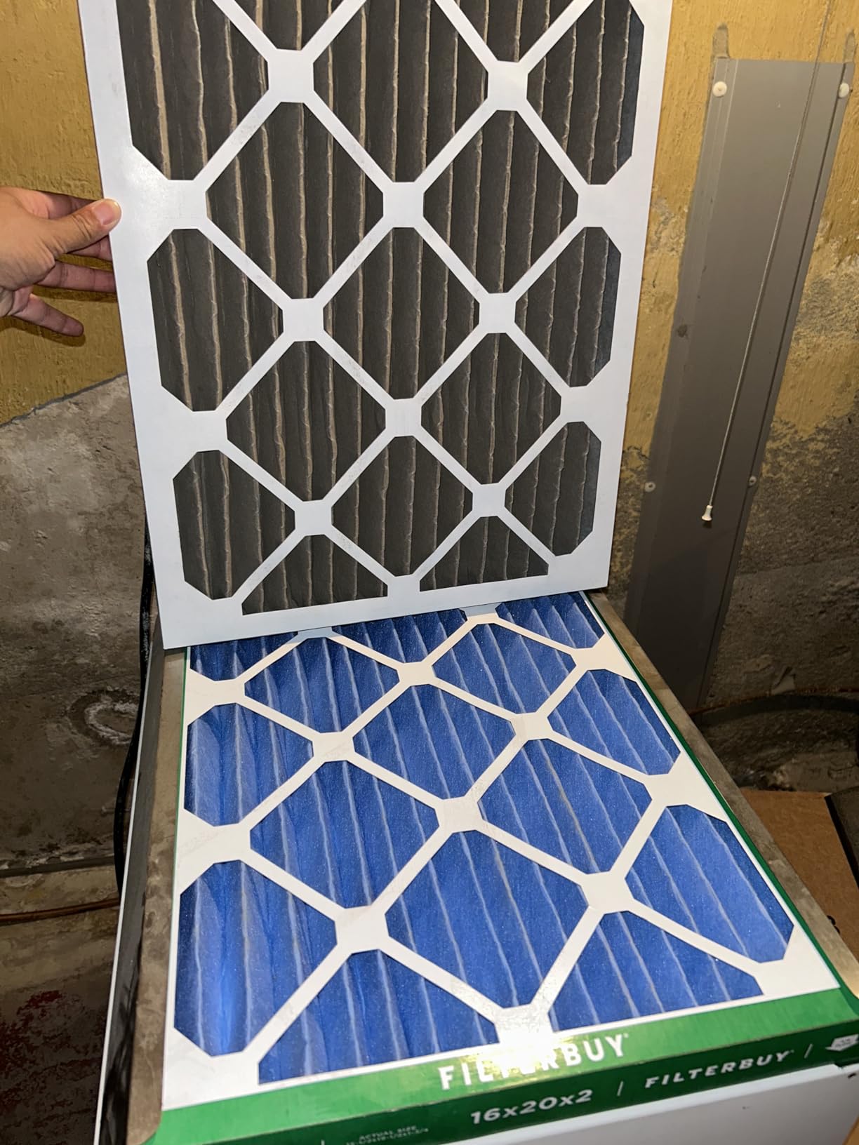 Filterbuy 20x20x4 Air Filter MERV 13 Smoke & Allergy Defense (2-Pack) customer photo 2
