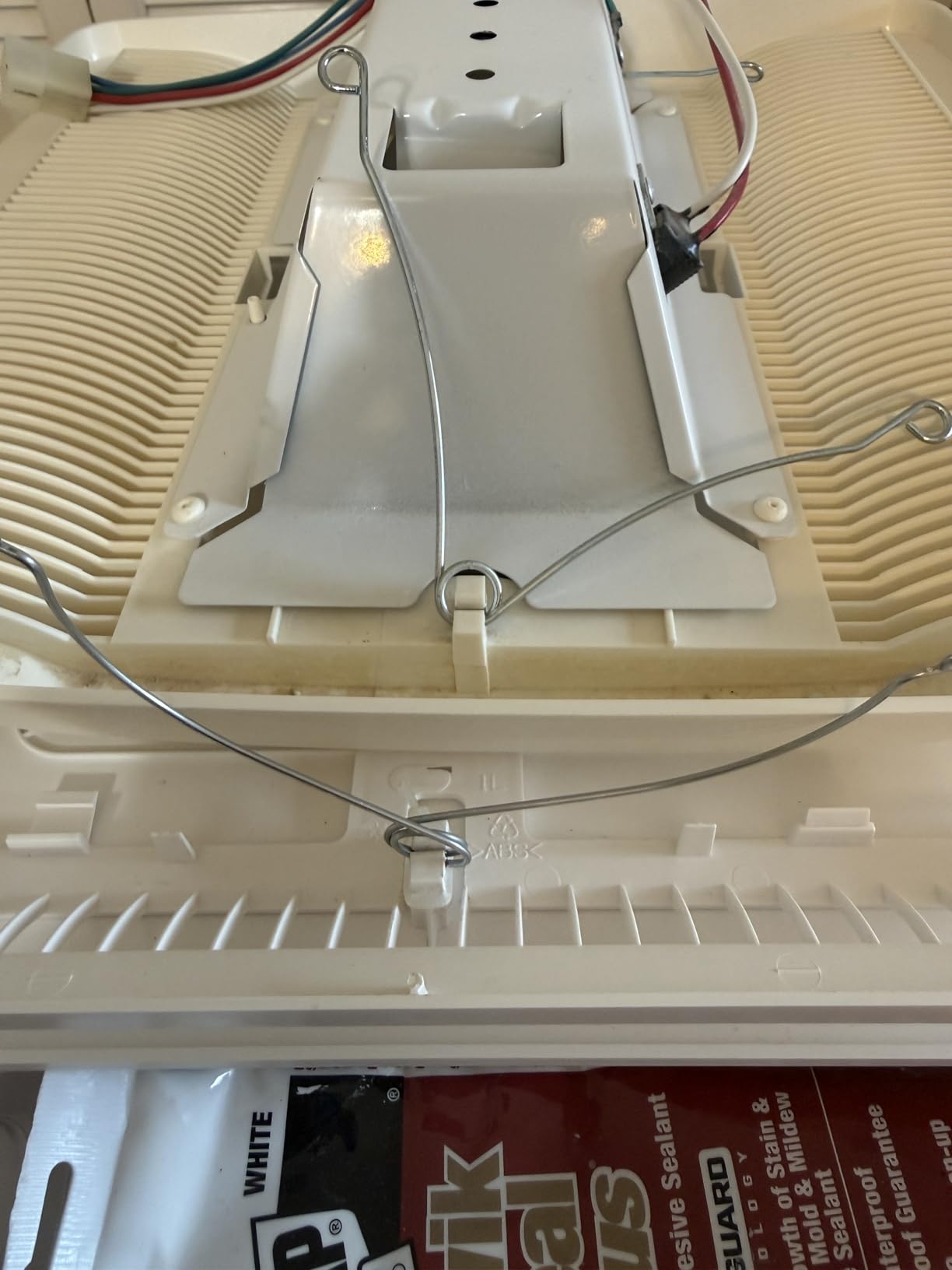 Broan-NuTone AE80LK Ventilation with LED CleanCover and Roomside Installation, ENERGY STAR Certified, 80 CFM, 0.7 Sones, White customer photo 1