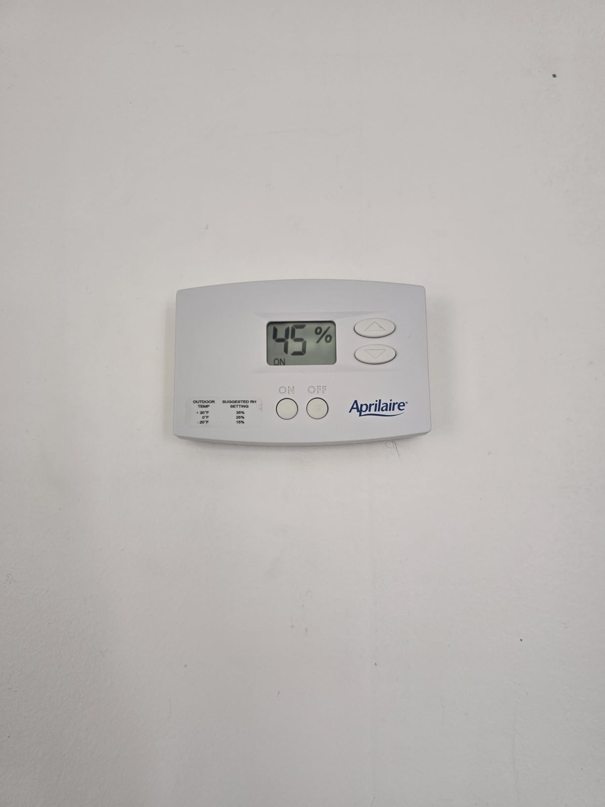 AprilAire 865 Whole-House Steam Humidifier, Manual Steam Humidifier with Wall Mount Fan, Whole-House Humidifier for Homes without HVAC Duct System up to 10,300 Sq. Ft., White customer photo 1