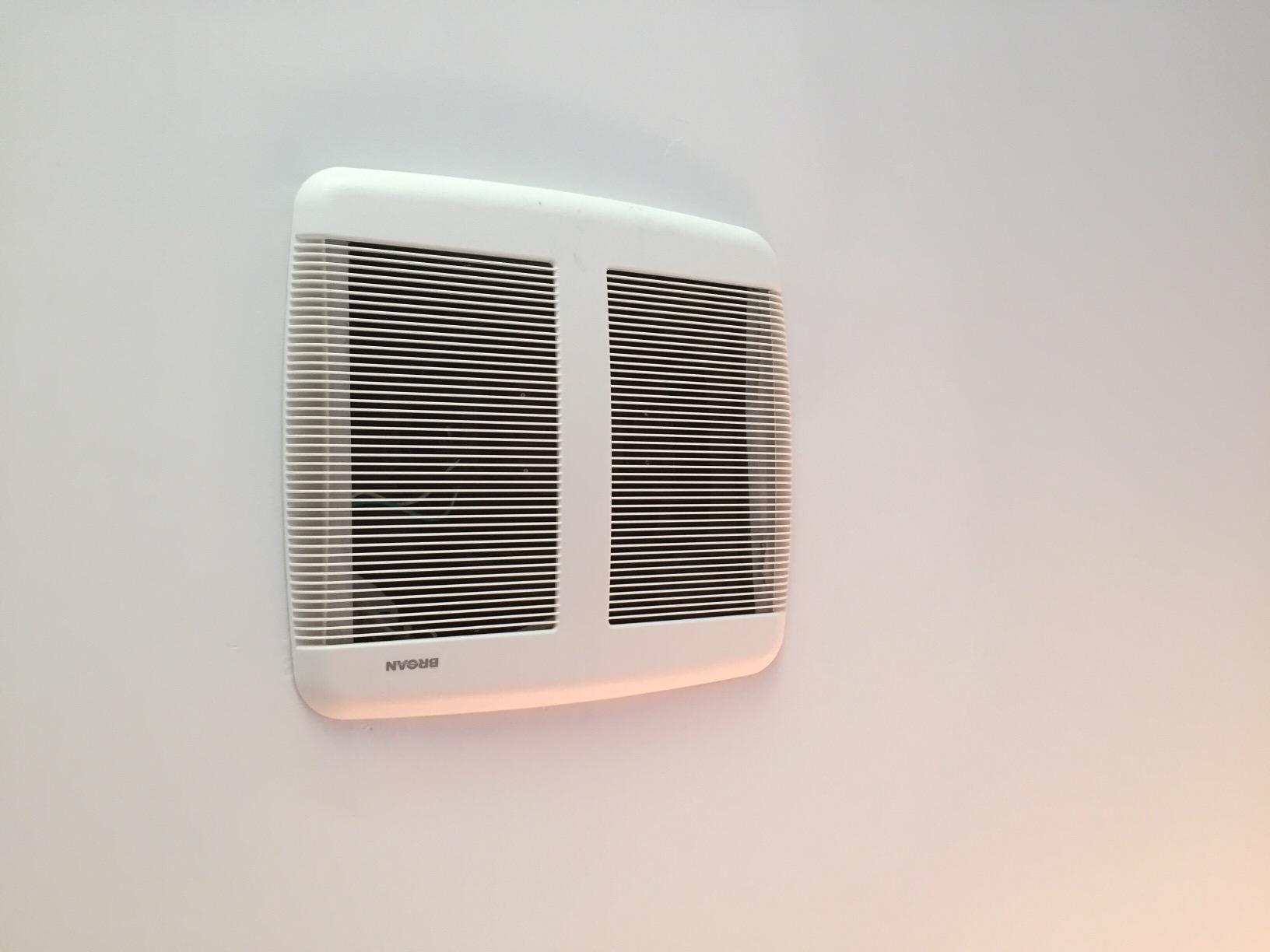 Broan-NuTone SPK110 Bluetooth Speaker Ventilation Fan, ENERGY STAR Certified, 110 CFM, 1.0 Sones, White customer photo 2