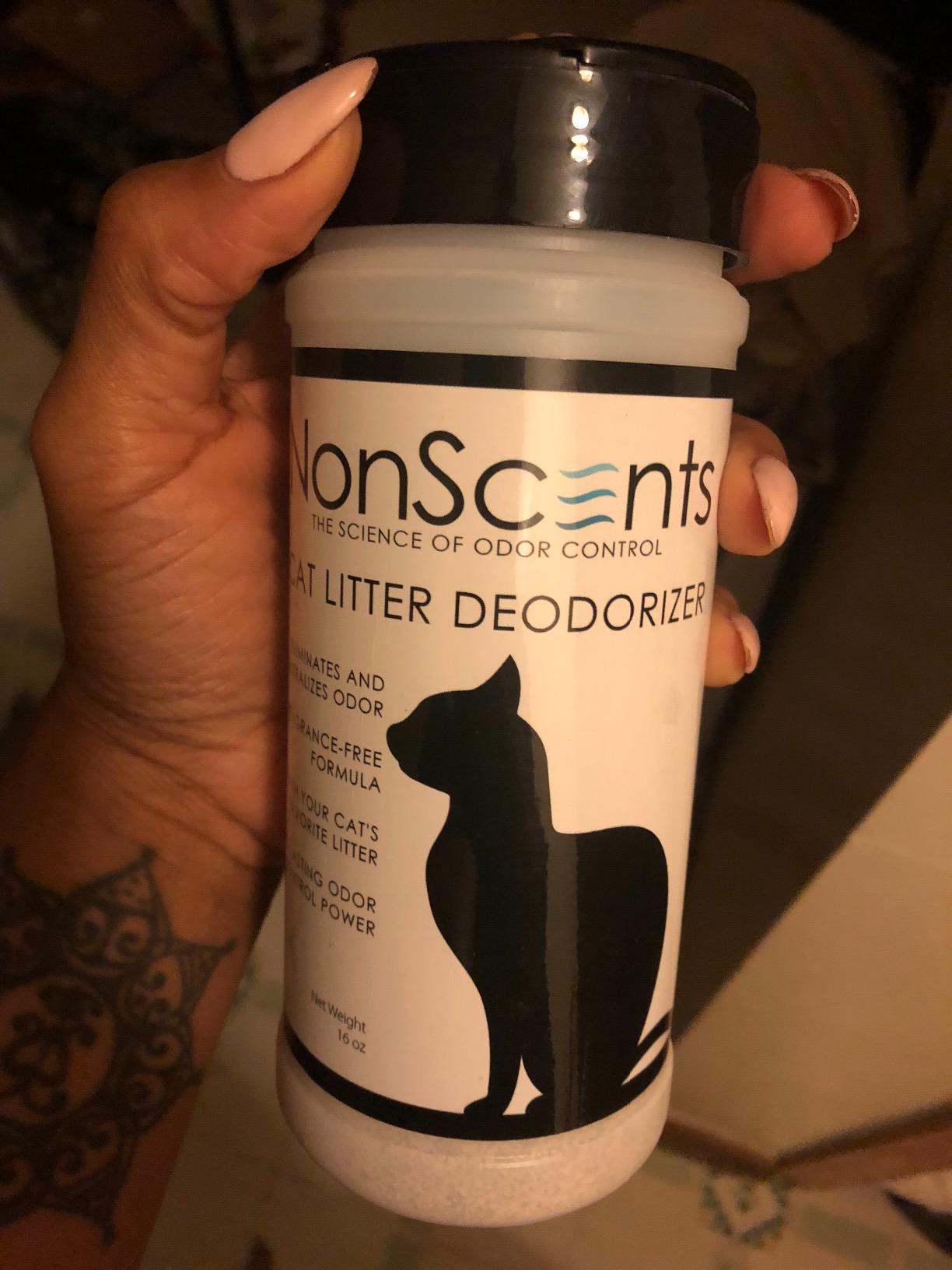 Nonscents Cat litter Deodorizer - Odor Eliminator - 16 ounce customer photo 1
