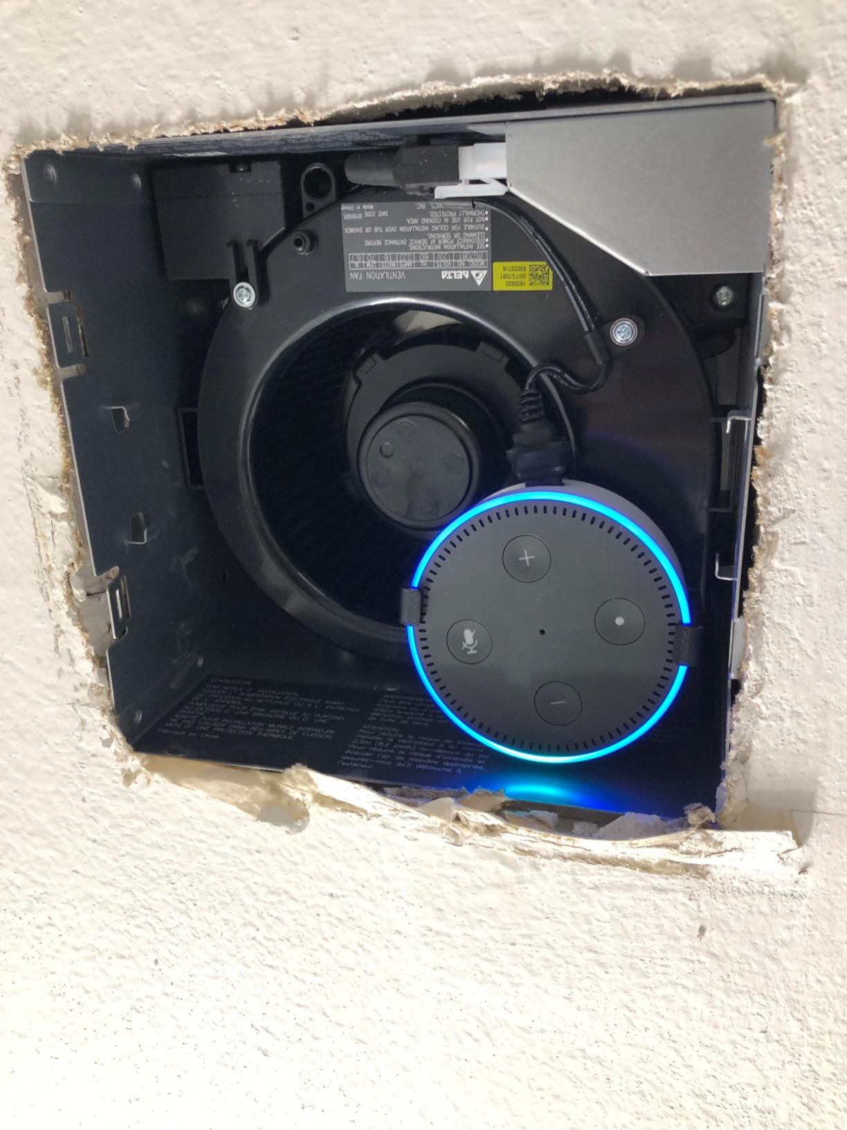 breez Delta BreezIntegrity ITG70BT 70 CFM Exhaust Bath Fan with Bluetooth Speaker customer photo 1