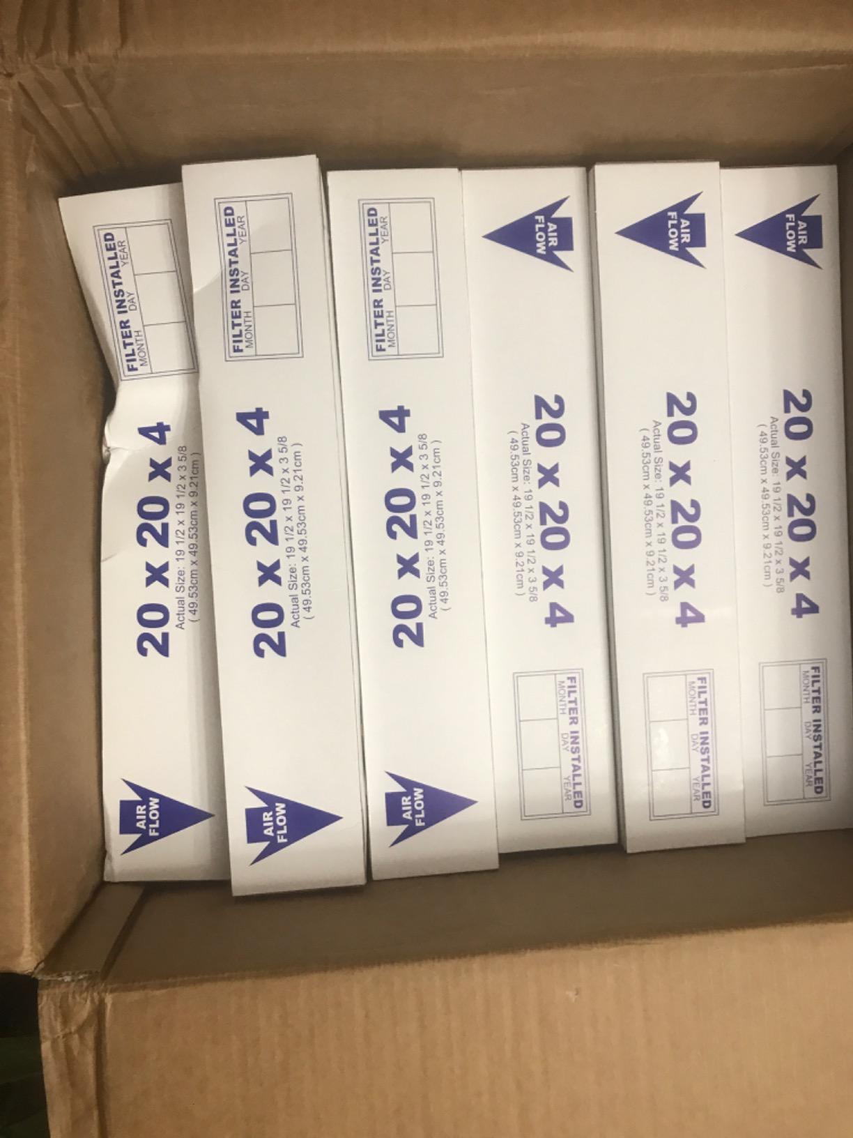 Nordic Pure 20x20x4 Pleated MERV 12 Plus Carbon Air Filters 2 Pack customer photo 1