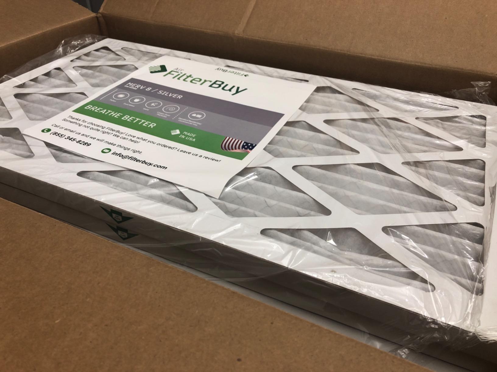 Filterbuy 20x25x1 Air Filter MERV 8 Dust & Allergy Defense (12-Pack) customer photo 1