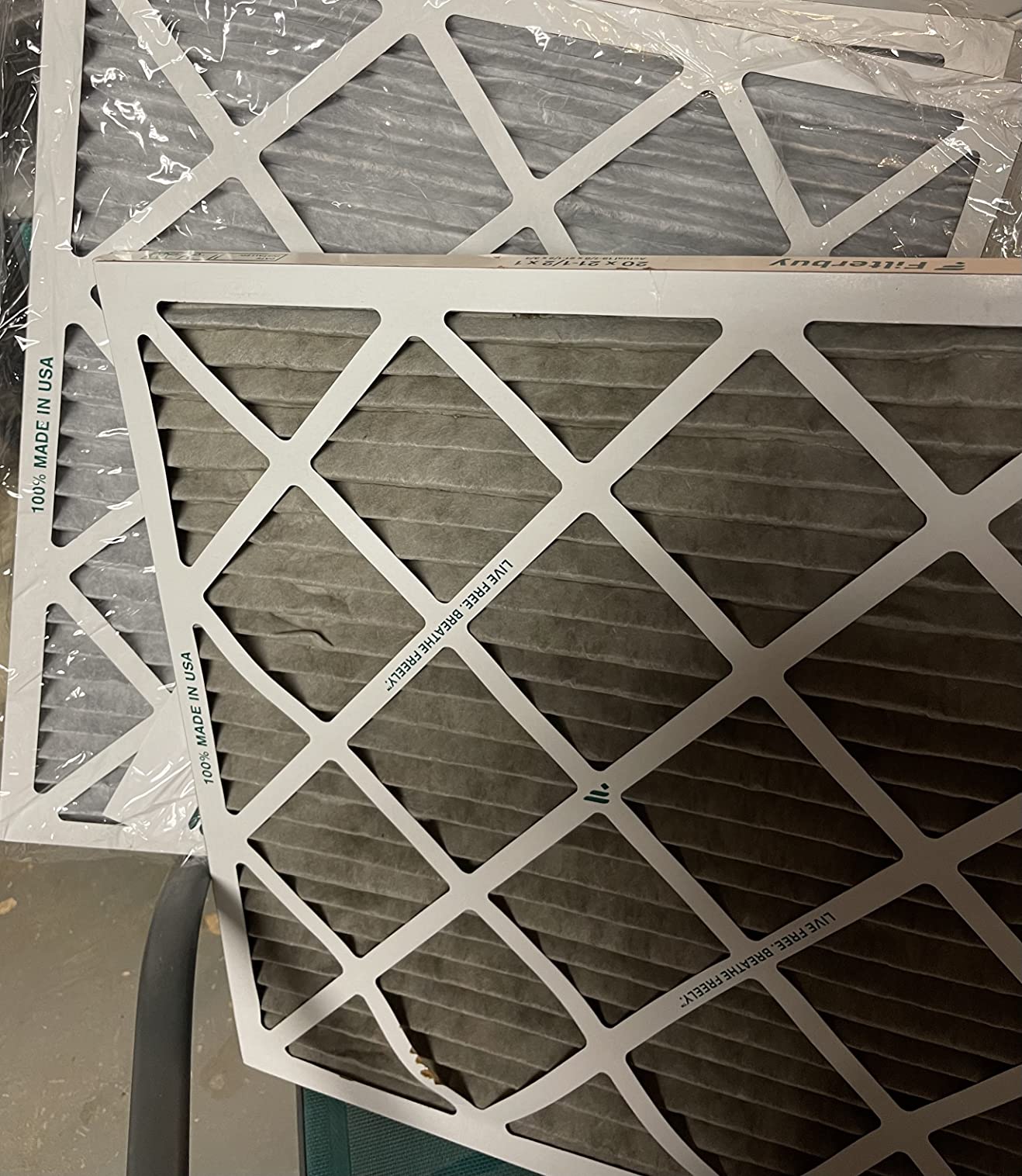 Filterbuy 16x25x1 Air Filter MERV 10 Odor & Allergy Defense (4-Pack) customer photo 2