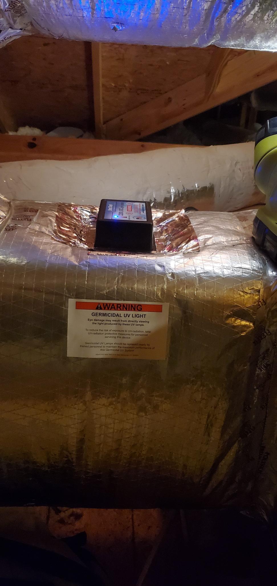 D200 Dual lamp Air Purifier Whole House Filter Uv Light in Duct for Hvac Ac (Air Conditioning) Duct Germicidal customer photo 1