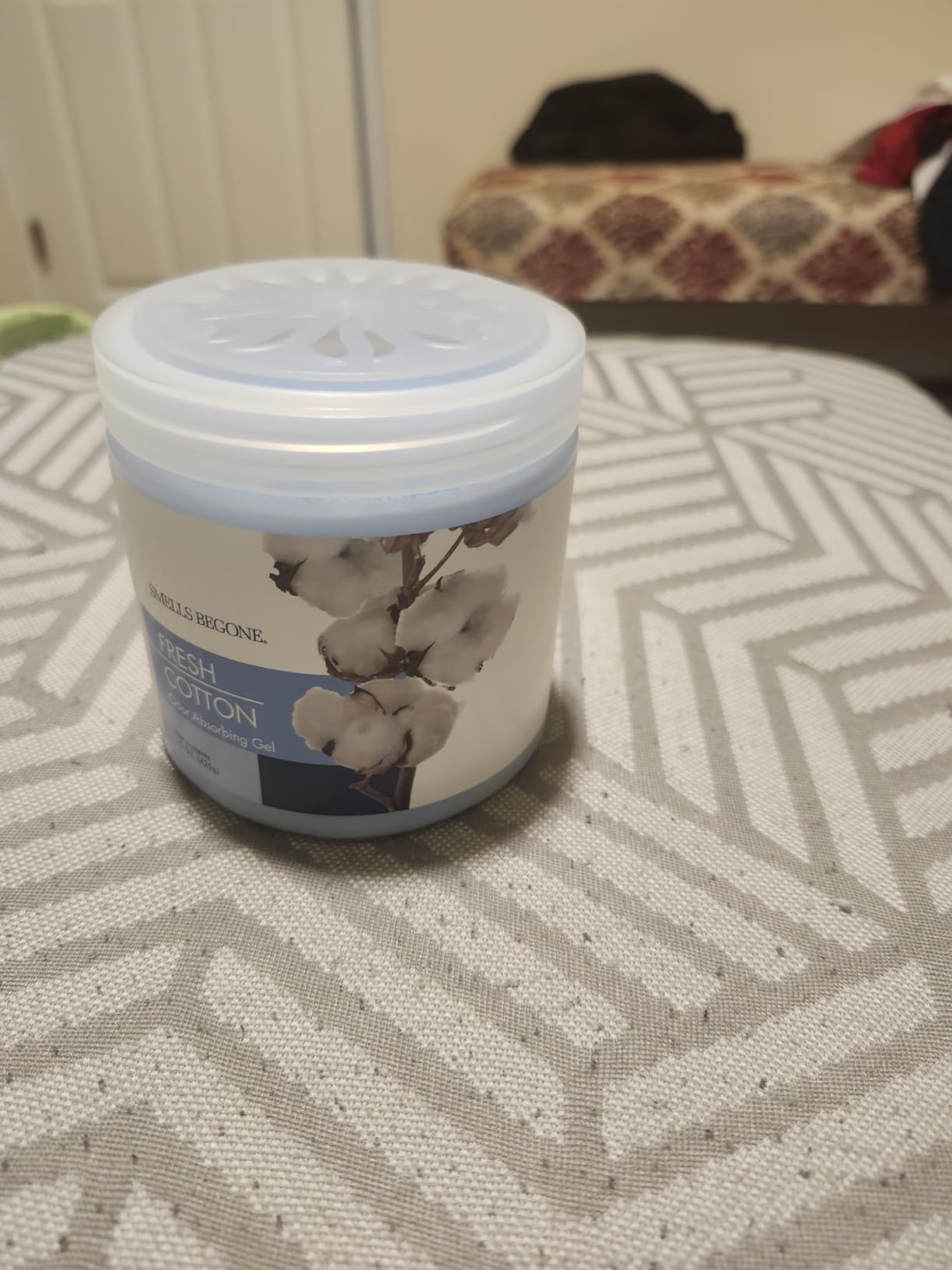 SMELLS BEGONE 15oz Gel Odor Eliminator - Absorb & Remove Tough Odors in Pet Areas, Bathrooms, Basements, Garage, Cars, RVs & Boats - Eliminate Odors Quickly (2-Pack, Fragrance Free) customer photo 2