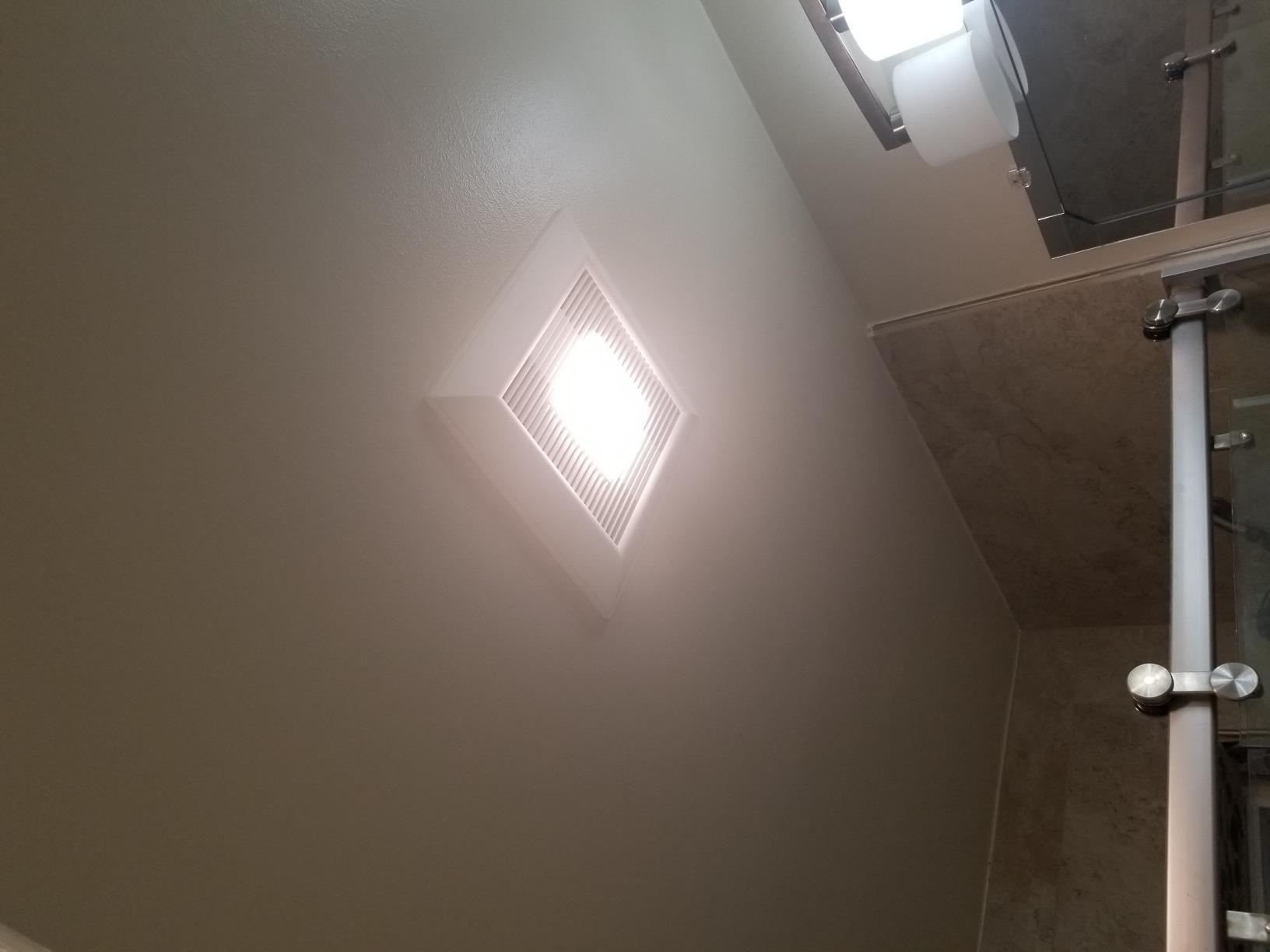 Panasonic FV-0510VSL1 WhisperValue Bath Fan + Light, 50-100 CFM customer photo 2