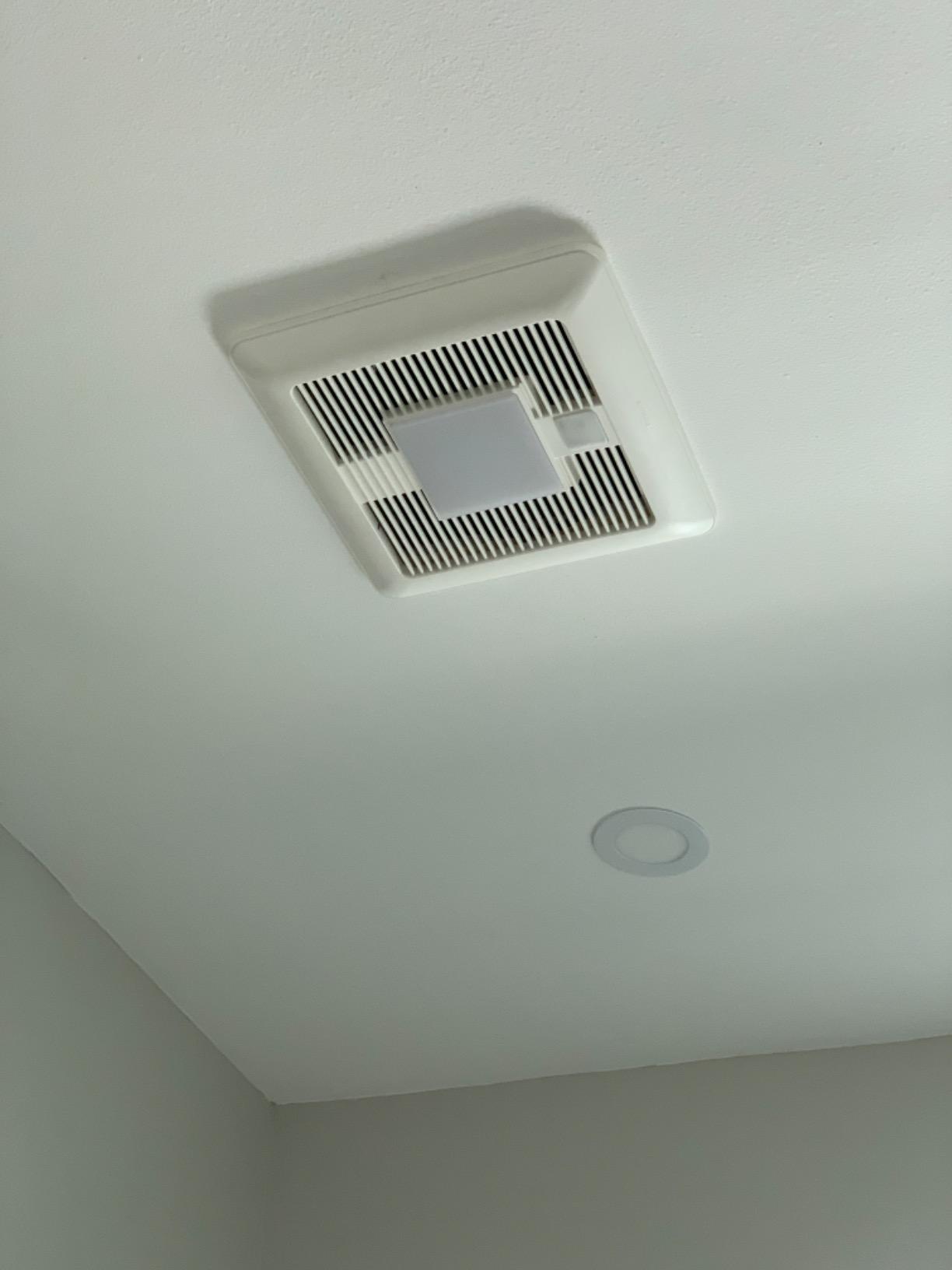 Panasonic WhisperSense Ceiling Mount Bathroom Exhaust Fan with Motion & Humidity Sensors, 50-80-110 CFM, FV-0511VQC1 customer photo 2